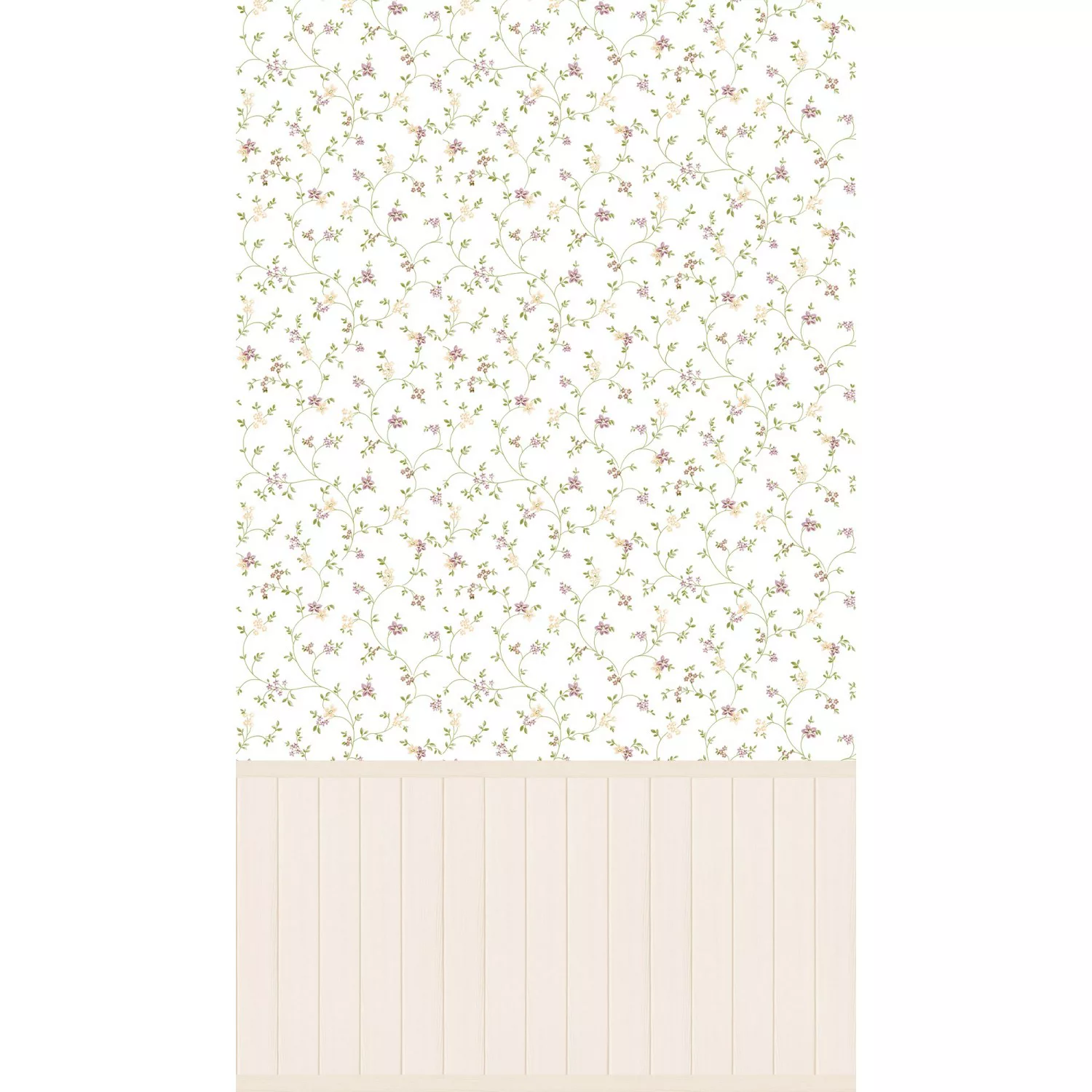 A.S. Création Vliestapete Wallpanel Blümchen Creme günstig online kaufen