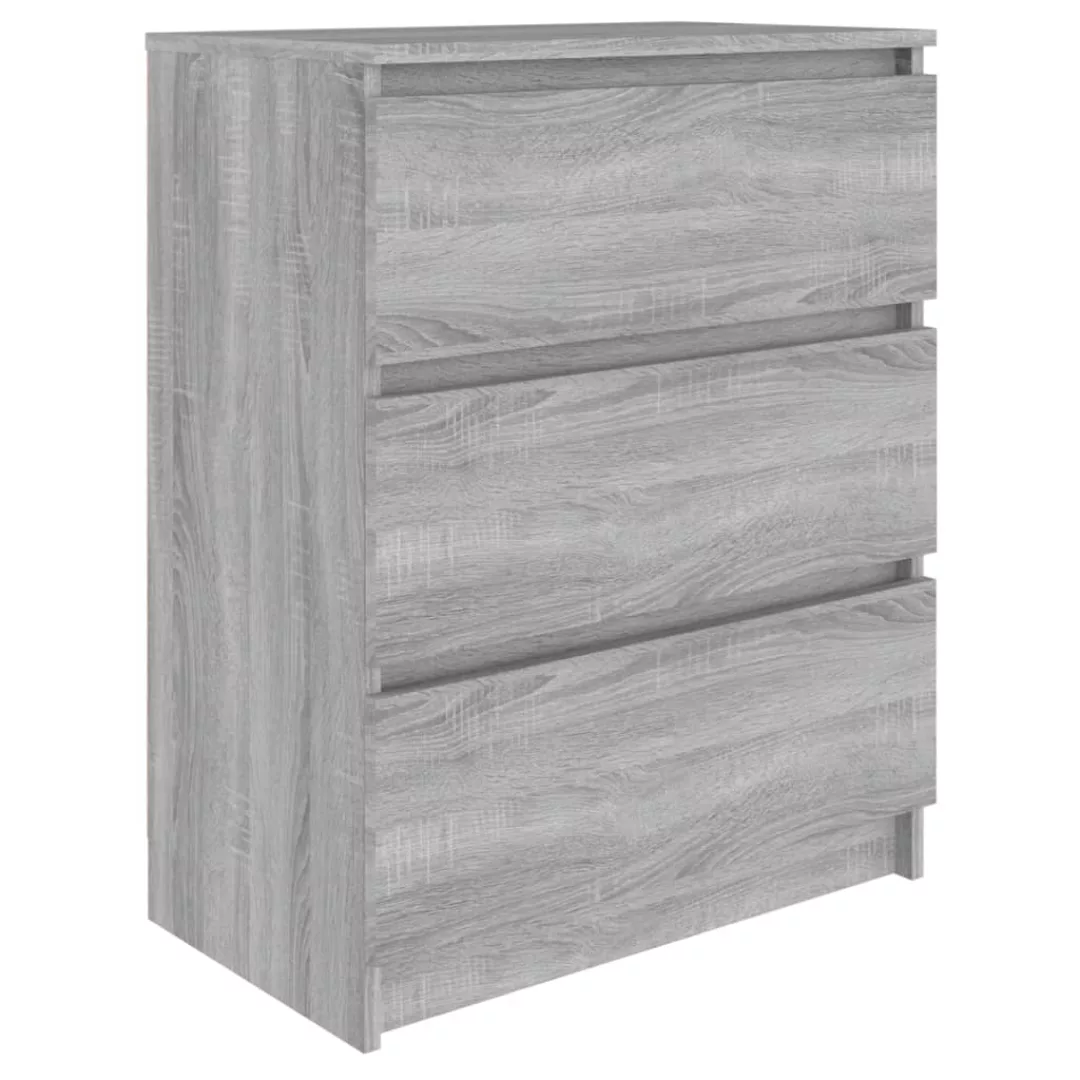 Vidaxl Sideboard Grau Sonoma 60x35x76 Cm Holzwerkstoff günstig online kaufen