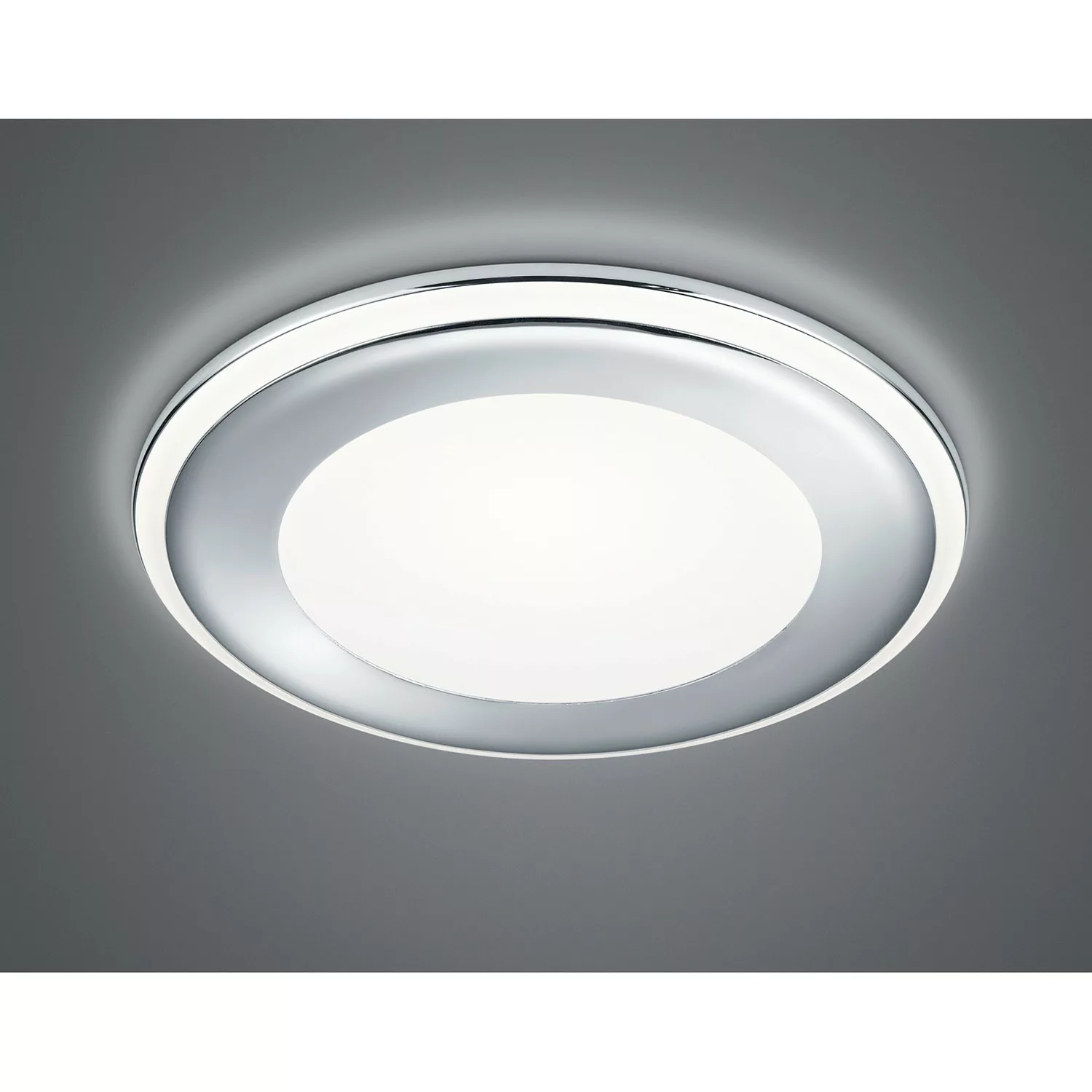 LED Einbauleuchte Aura in Chrom 10w 1040lm 148mm günstig online kaufen