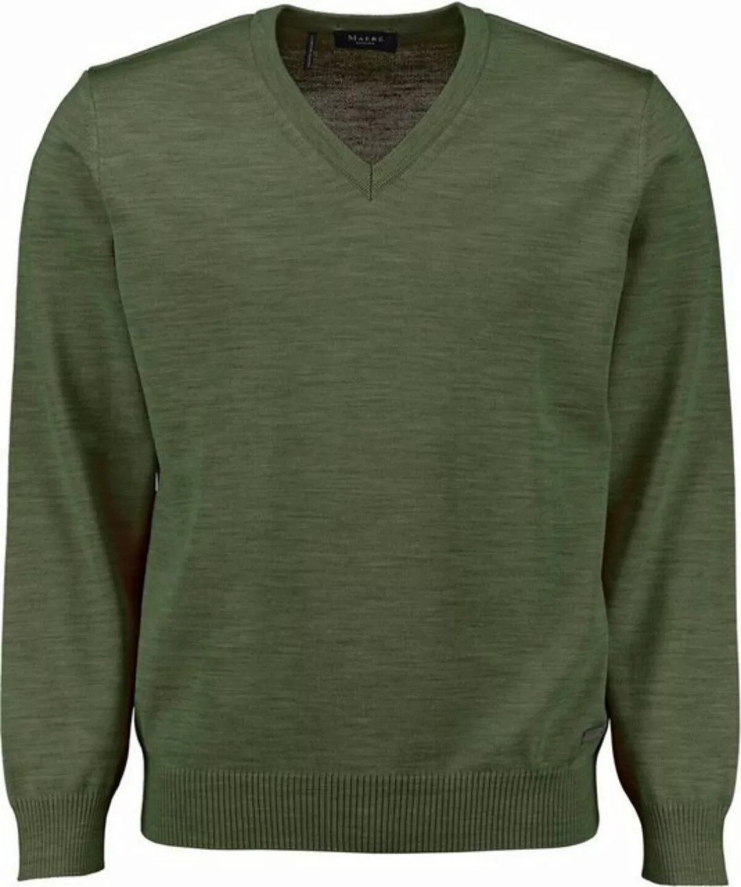MAERZ Muenchen Strickpullover MAERZ Rundhals Pullover grün günstig online kaufen