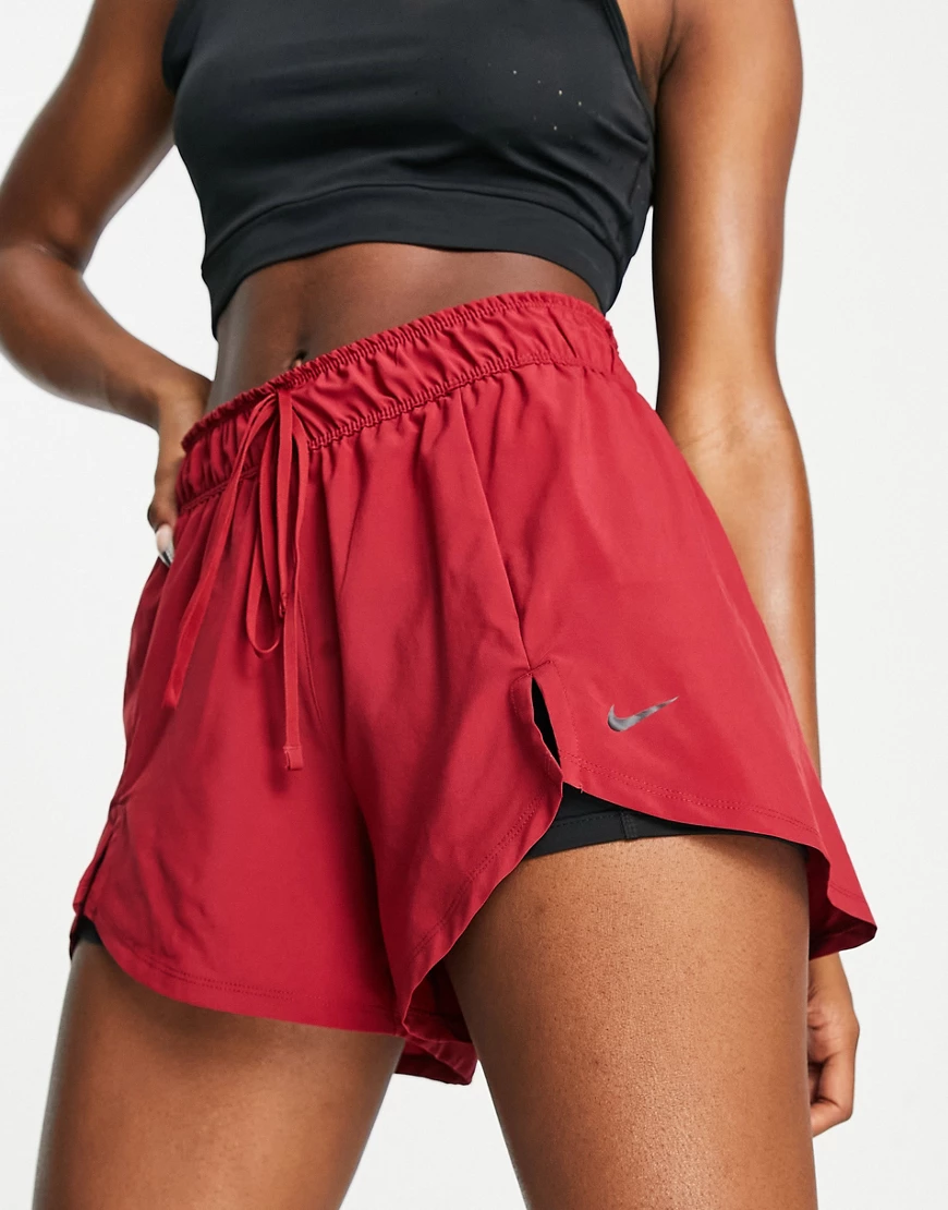 Nike – Pro Training Dri-FIT Flex – 2-in-1-Shorts in Dunkelrosa günstig online kaufen