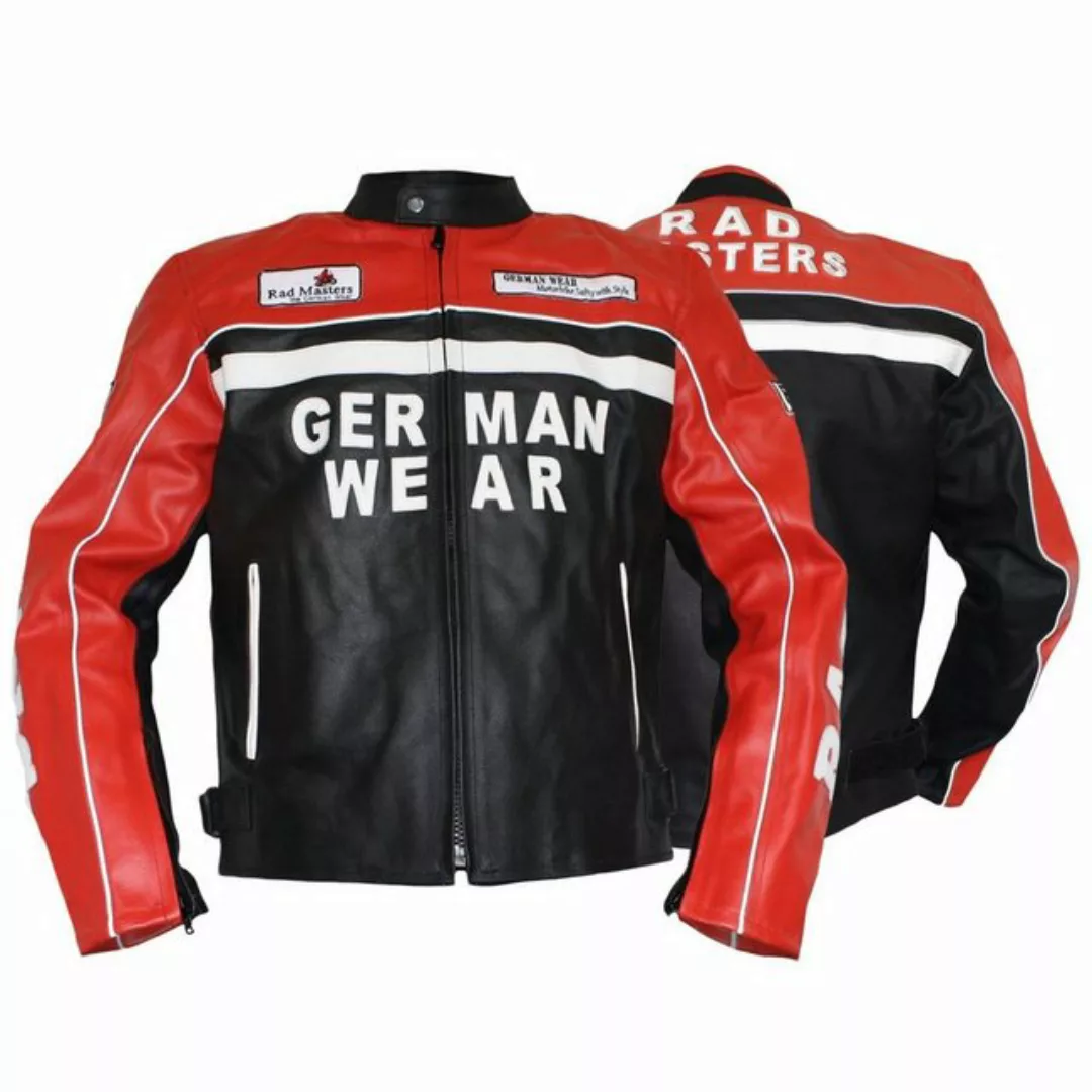 German Wear Motorradjacke GW406J Logo Motorradjacke Rindsleder Jacke günstig online kaufen