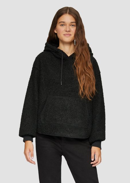 QS Sweatshirt Sweatshirt aus Teddy-Fleece günstig online kaufen