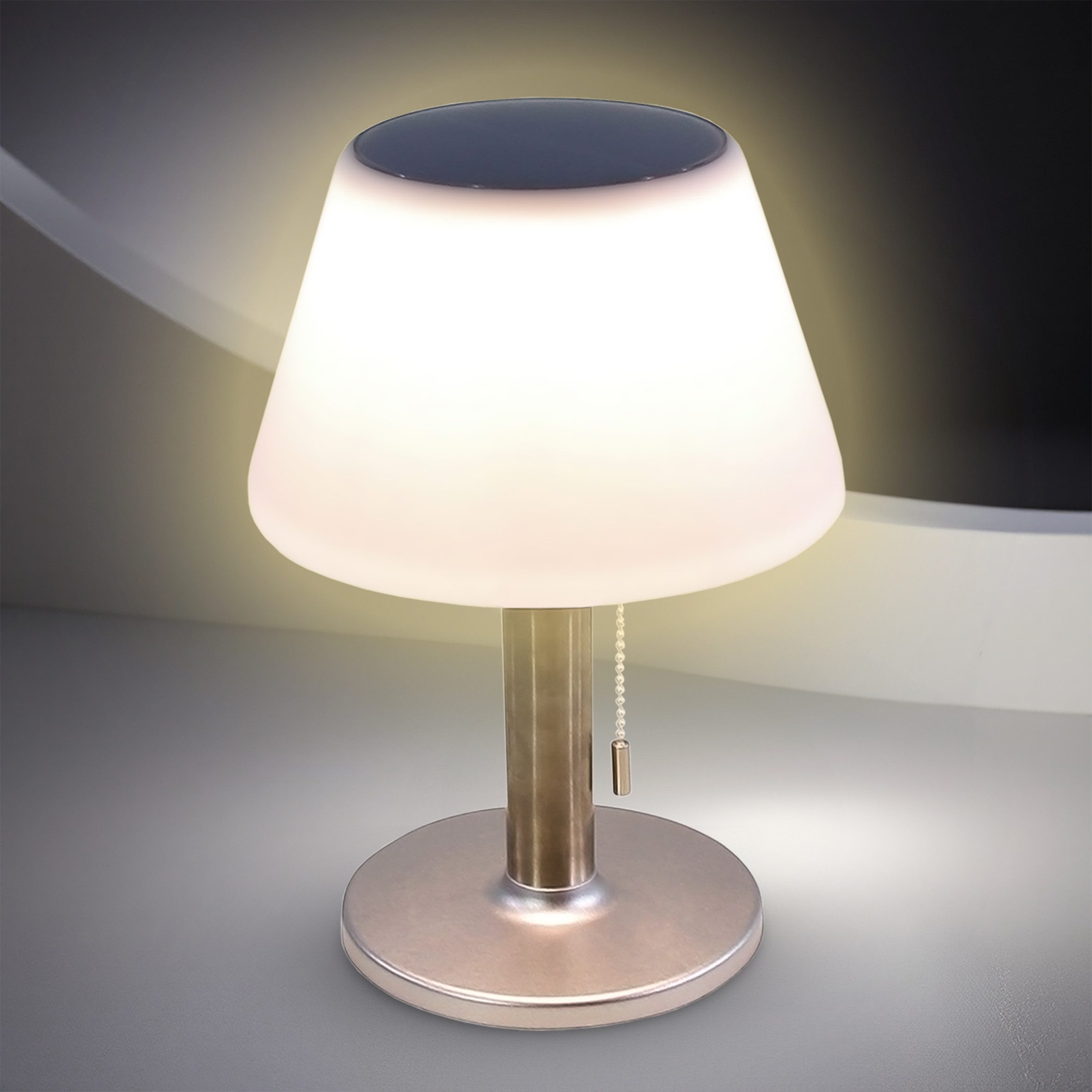 Spetebo LED Solarleuchte Solar Tischlampe warmweiß günstig online kaufen
