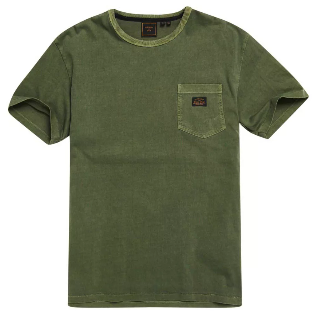 Superdry Workwear Pocket Kurzarm T-shirt XL Four Leaf Clover günstig online kaufen