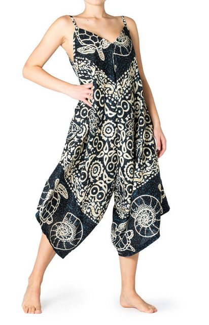 PANASIAM Tunikakleid lässiger Boho Jumpsuit aus 100% Viskose Schlupfhose mi günstig online kaufen