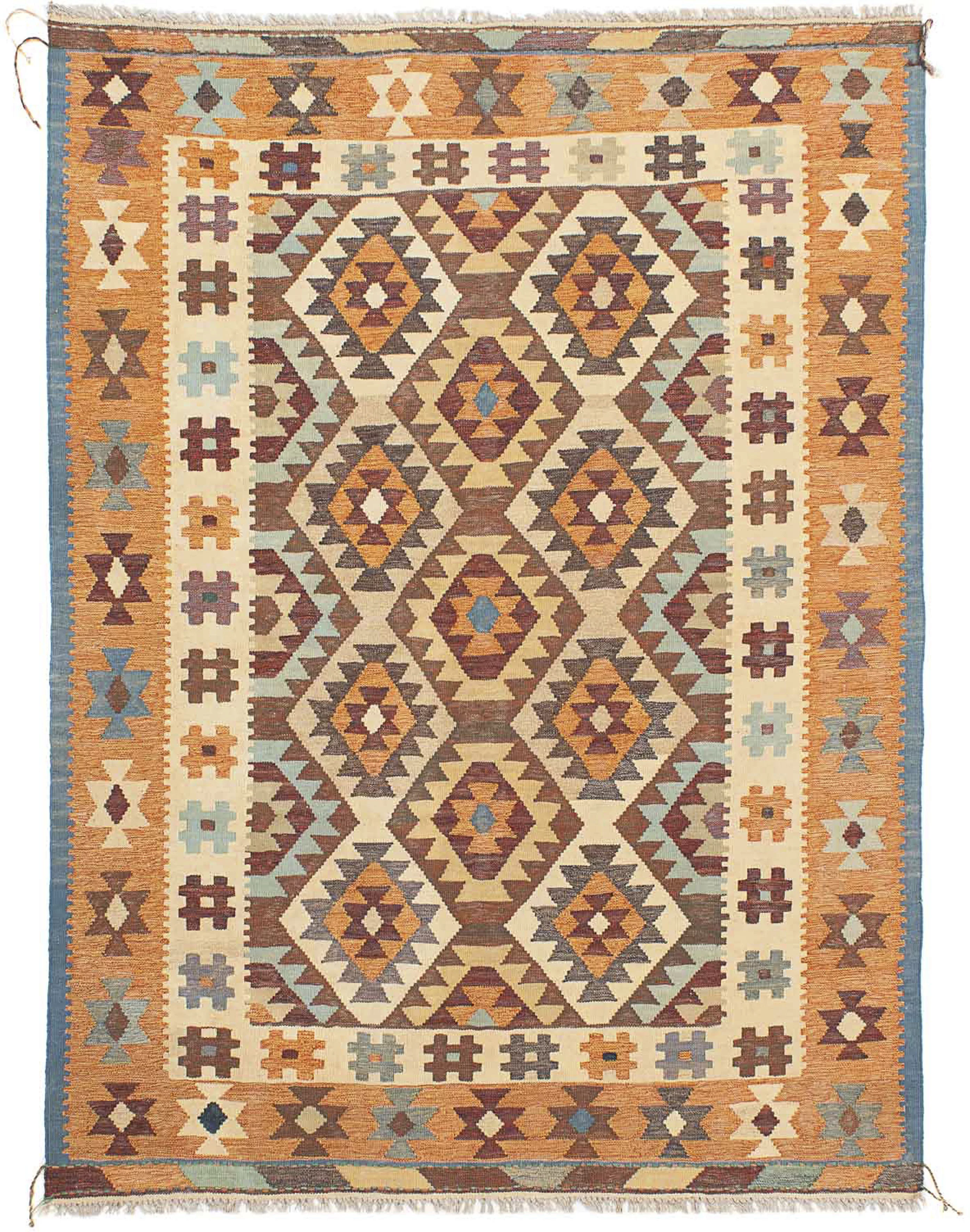 morgenland Wollteppich »Kelim - Oriental - 208 x 154 cm - mehrfarbig«, rech günstig online kaufen