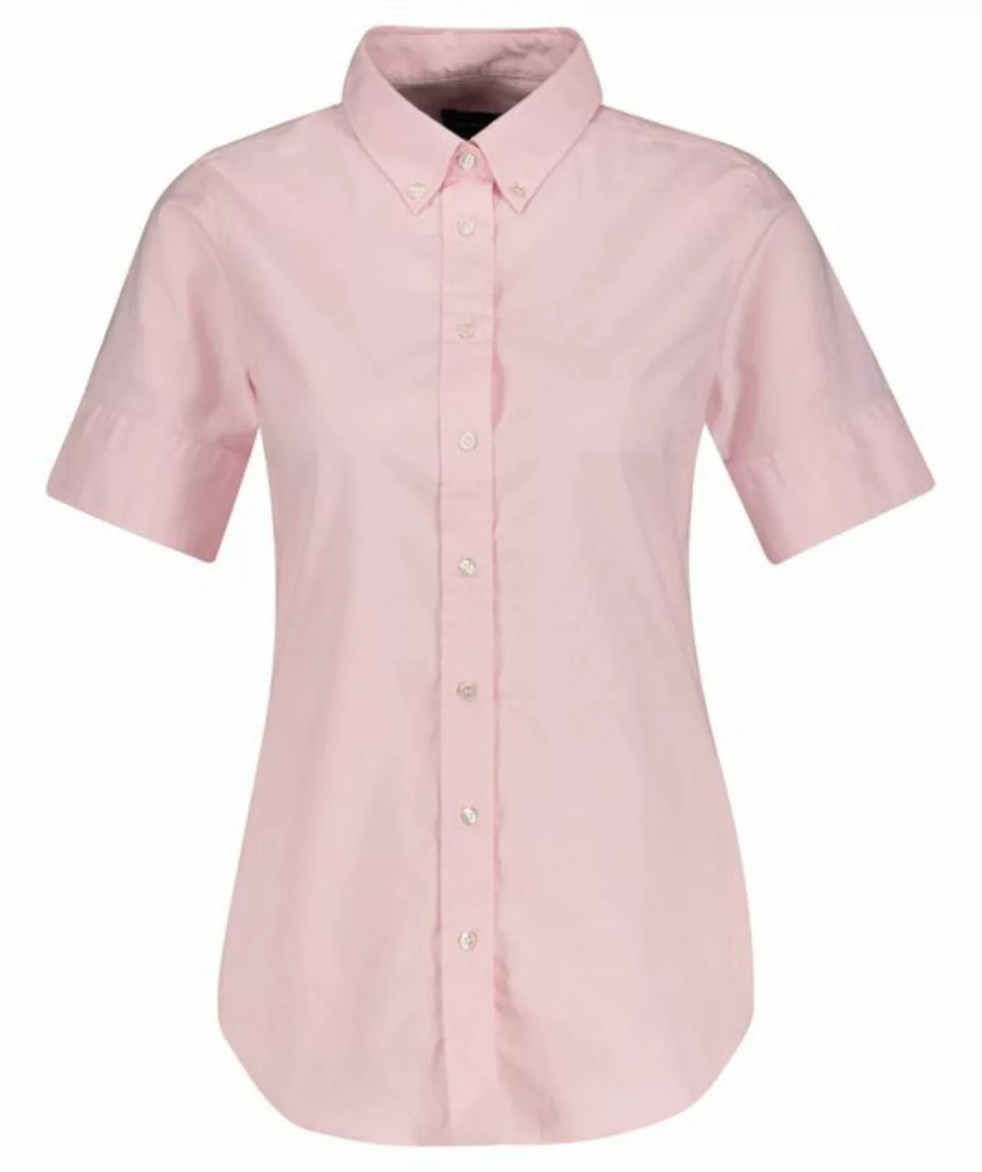 Gant Klassische Bluse Damen Hemdbluse Slim Fit Kurzarm (1-tlg) günstig online kaufen