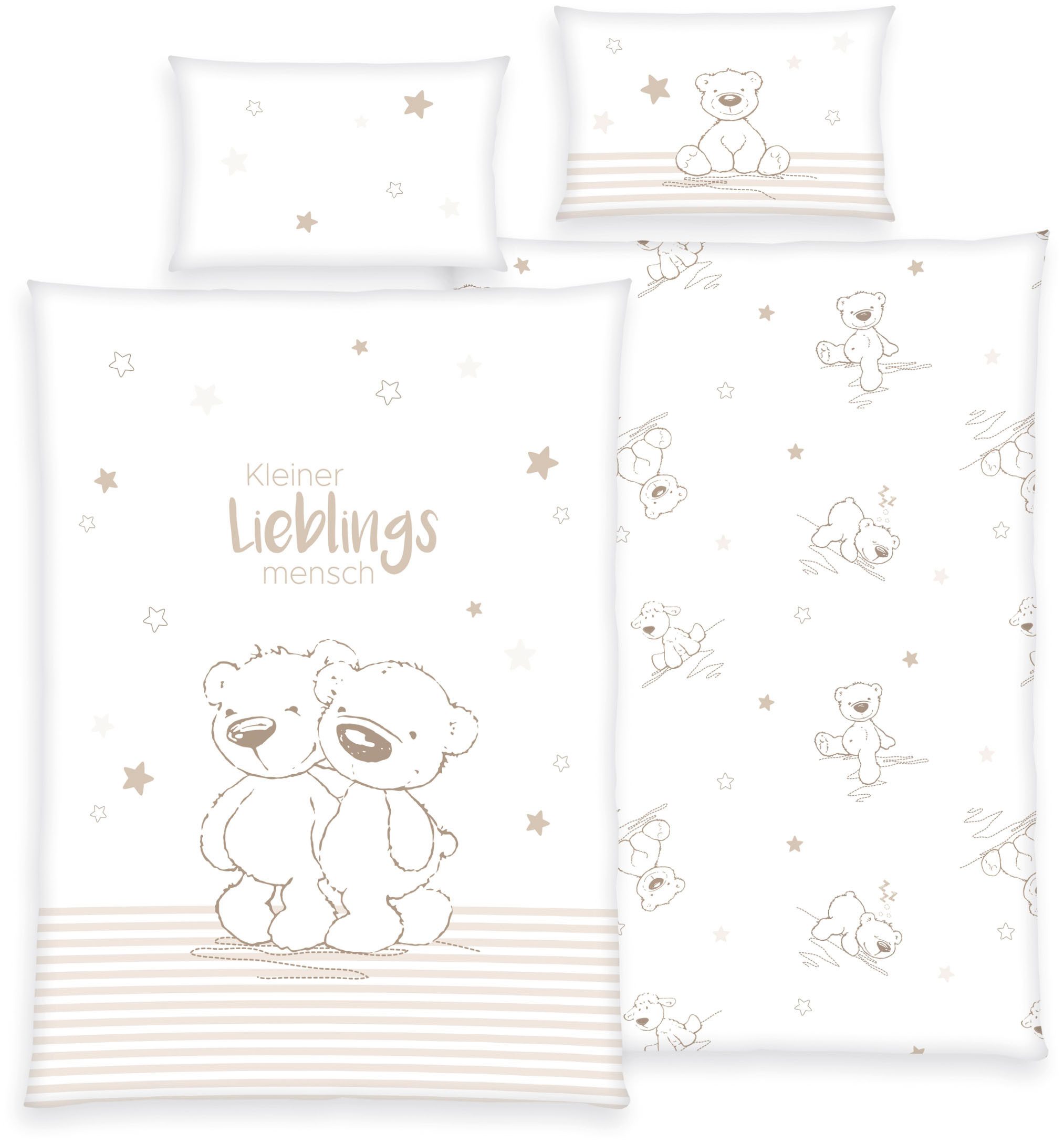 Lüttenhütt Kinderbettwäsche »Kleiner Liebling in Gr. 100x135 und 135x200 cm günstig online kaufen