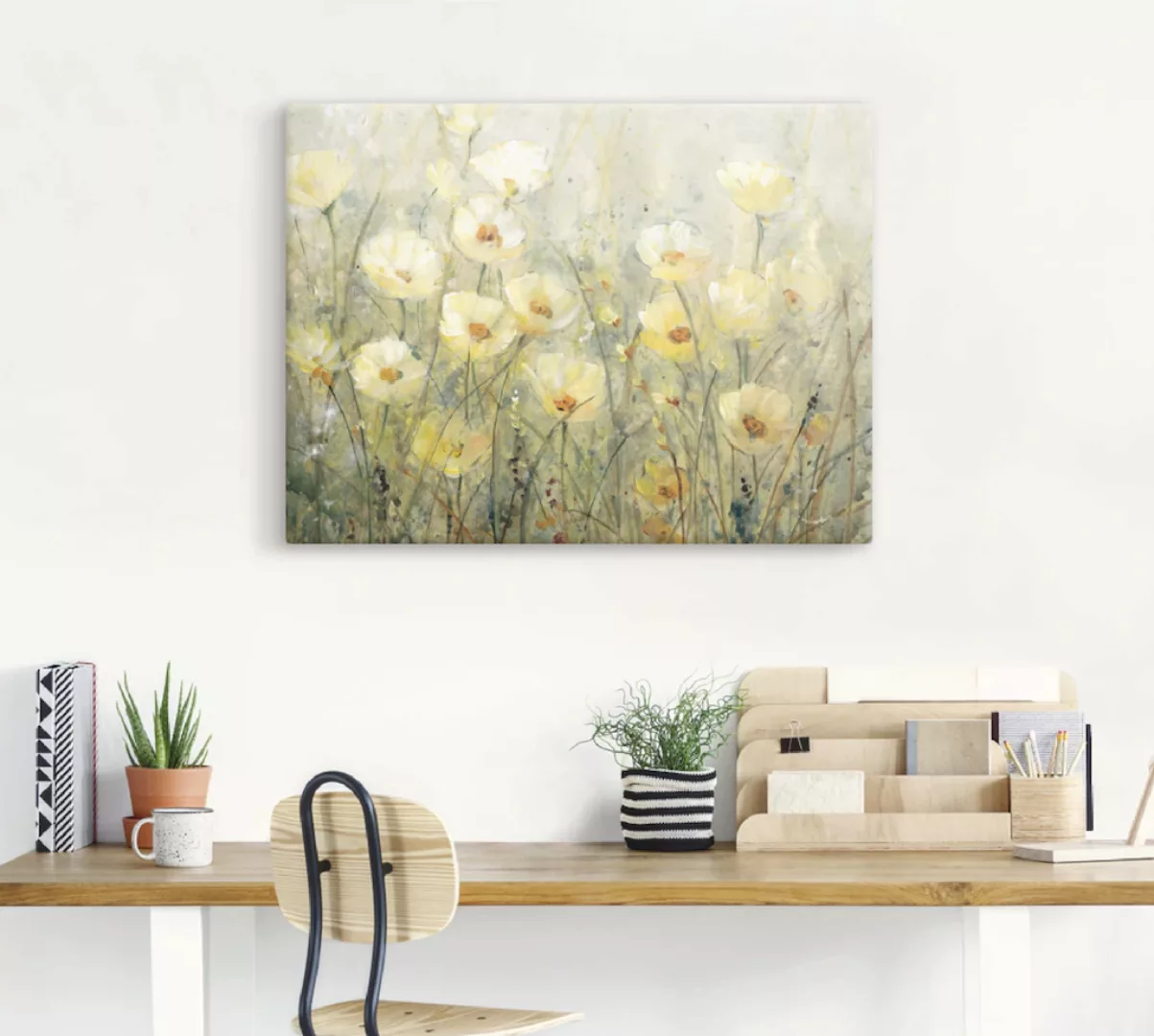 Artland Wandbild "Sommer in voller Blüte I", Blumenwiese, (1 St.), als Alub günstig online kaufen