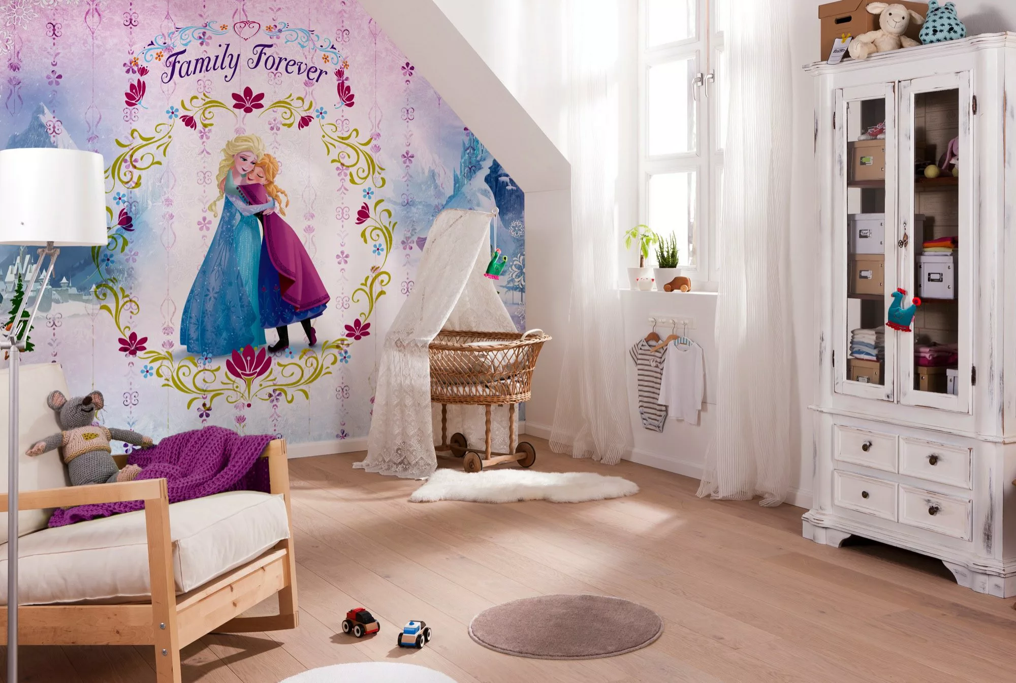 Komar Vliestapete »Frozen Family Forever«, 400x260 cm (Breite x Höhe) günstig online kaufen