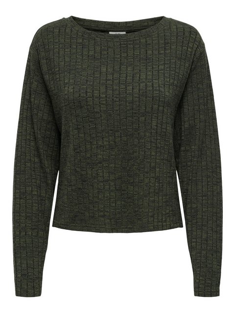 JDY Strickpullover - Langarm Stricktop - Langarmtop gerippt - Pullover günstig online kaufen