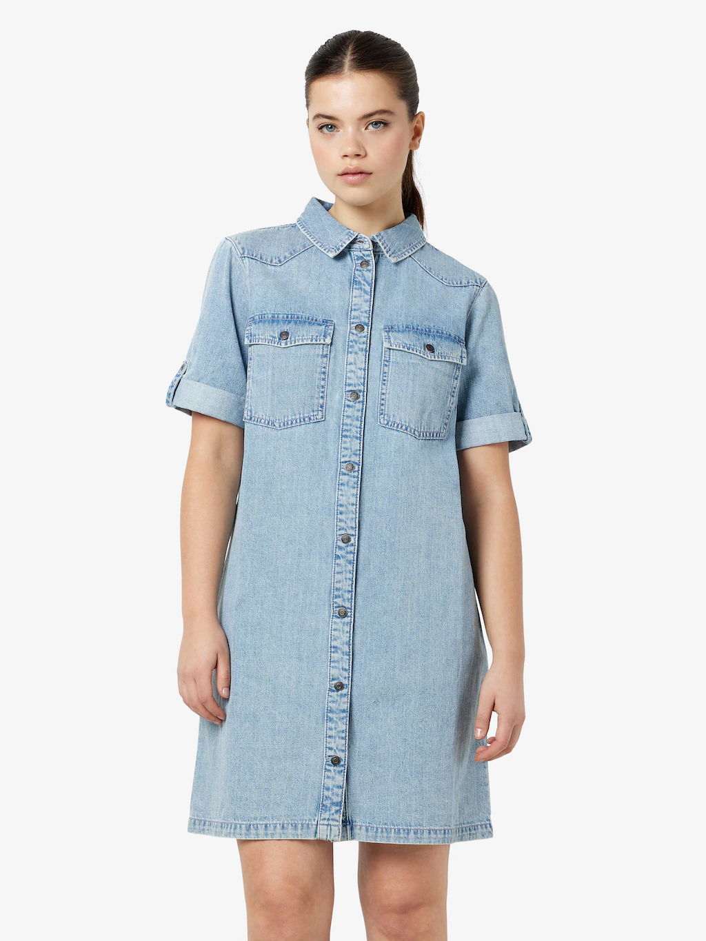 Noisy may Jeanskleid "NMNEW SIGNE S/S DENIM DRESS VI003LB NOOS" günstig online kaufen