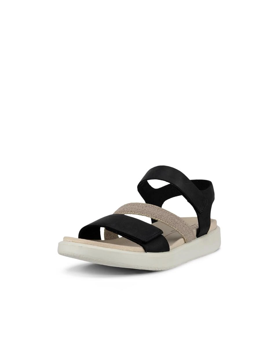Ecco Plateausandale "ECCO FLOWT W", Sommerschuh, Klettschuh, Urlaubsandale, günstig online kaufen
