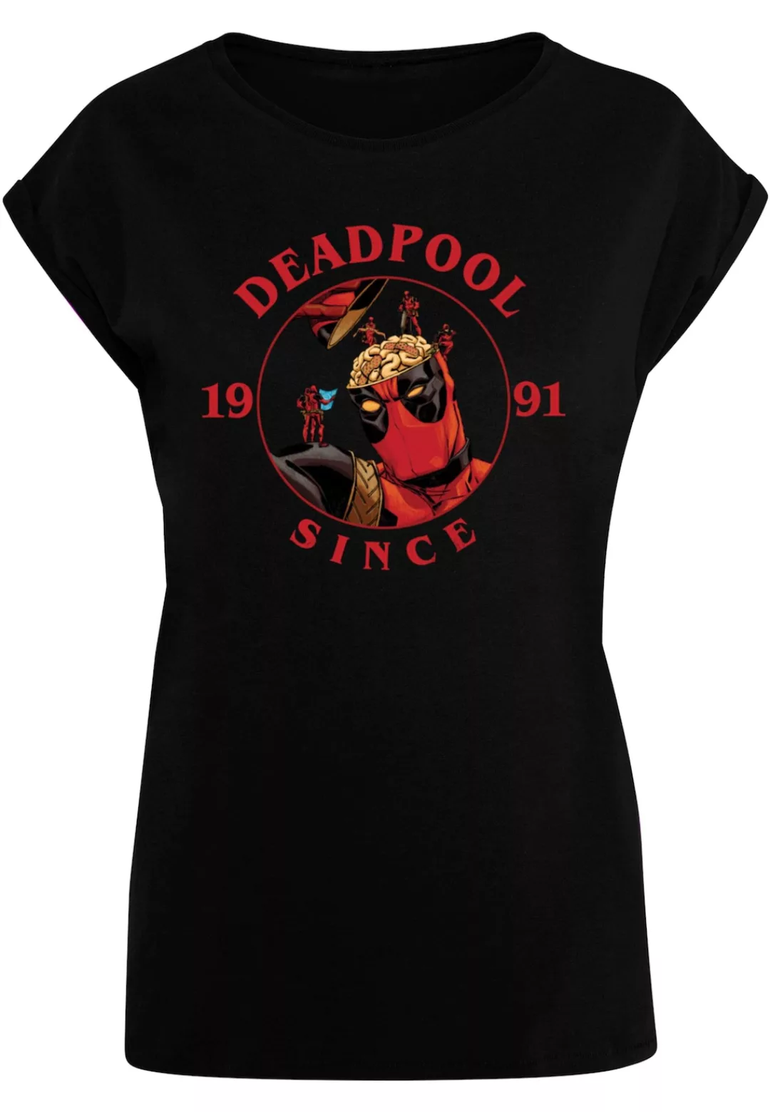 ABSOLUTE CULT T-Shirt "ABSOLUTE CULT Damen Ladies Deadpool - Brain Damage T günstig online kaufen