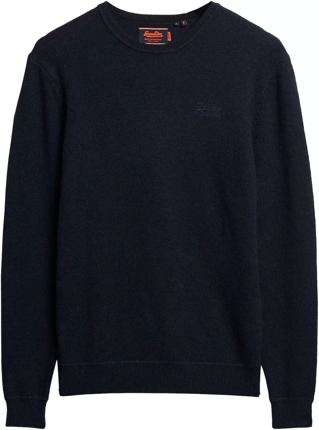Superdry Rundhalspullover "ESSENTIAL SLIM FIT CREW JUMPER" günstig online kaufen