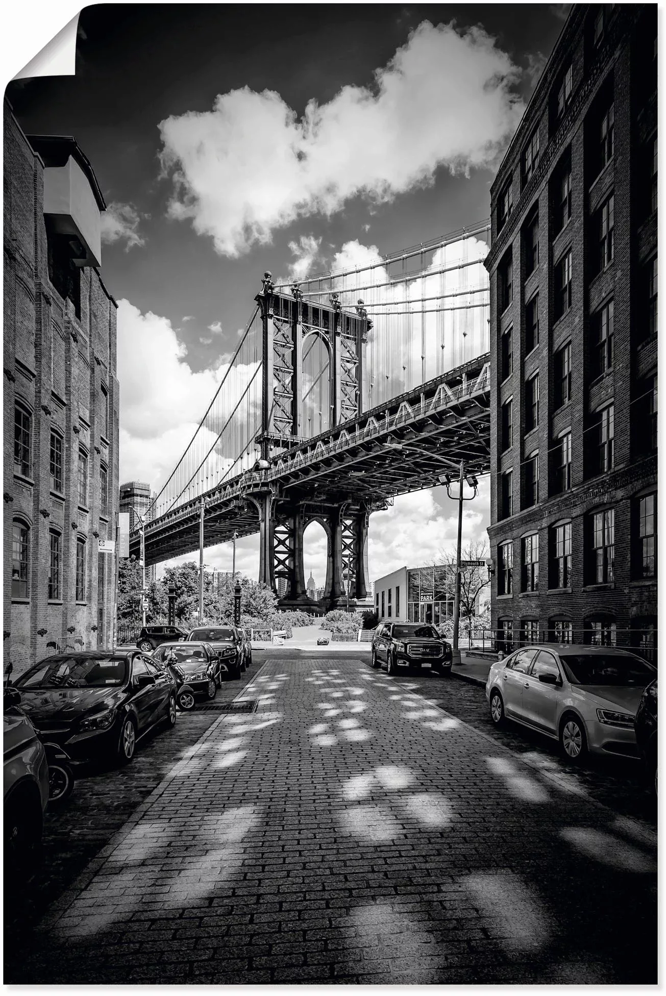 Artland Wandbild "Manhattan Bridge in Brooklyn, New York", New York, (1 St. günstig online kaufen