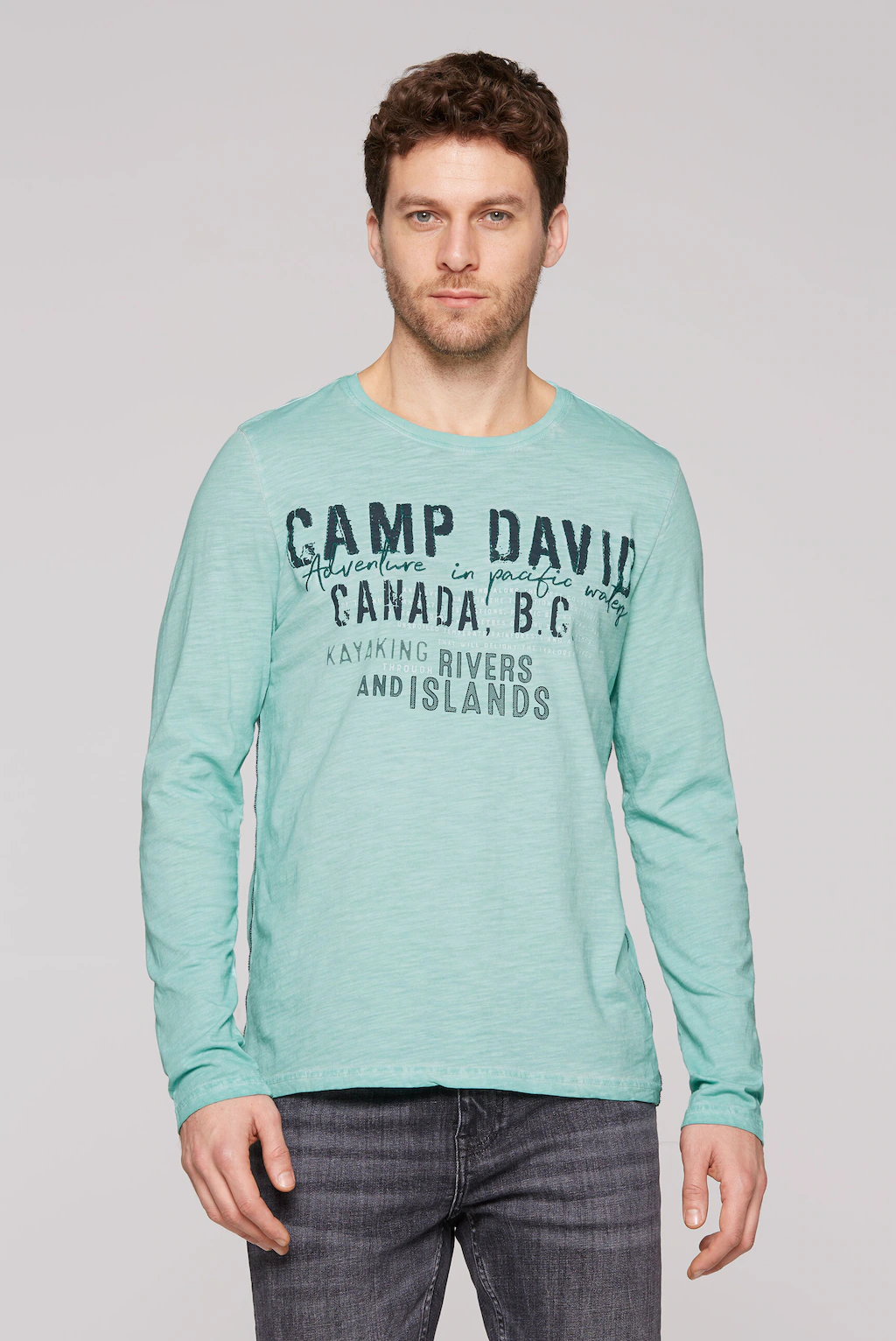 CAMP DAVID Rundhalsshirt, aus Baumwolle günstig online kaufen