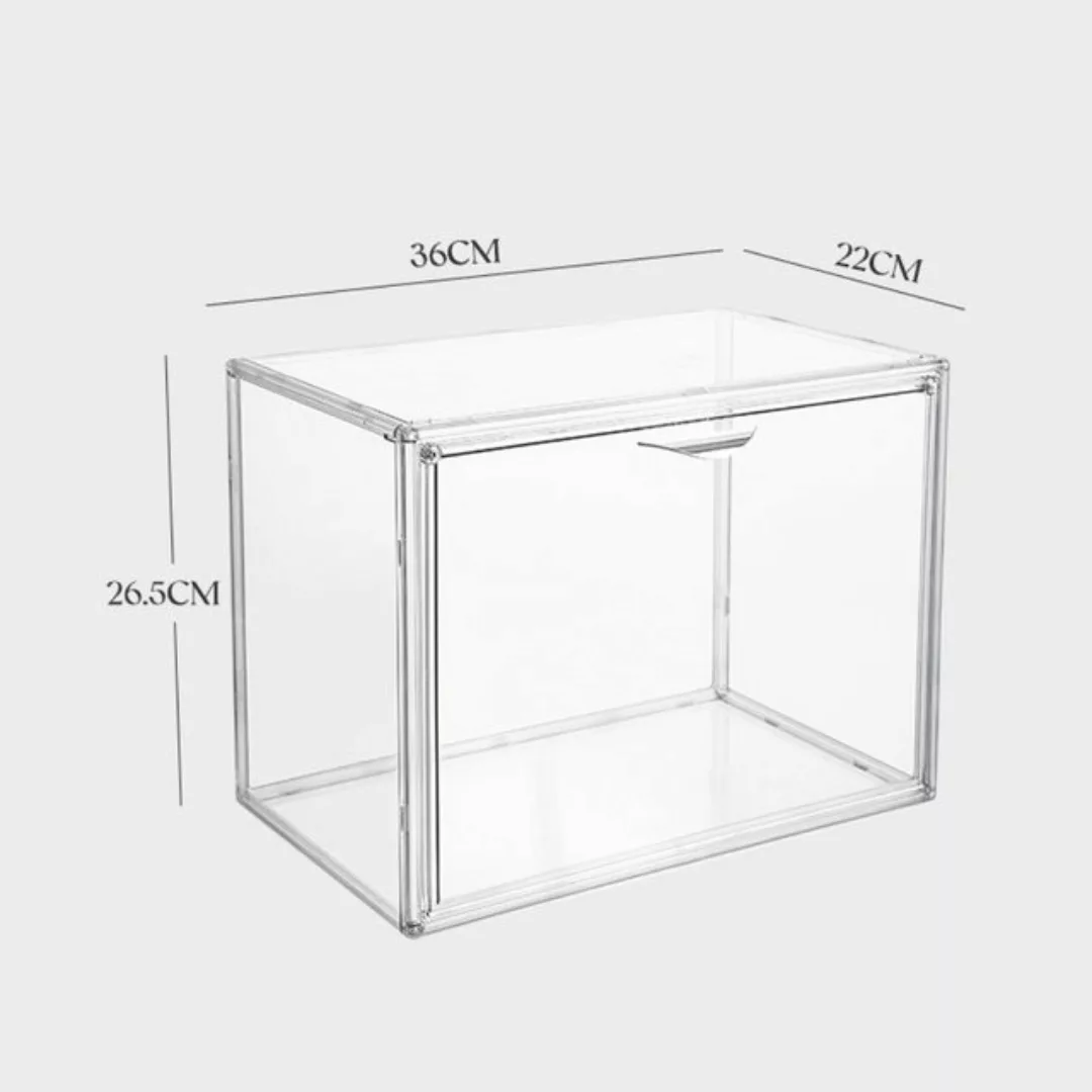 Creliv Vitrine Stapelbar, Transparent Acryl Schaukasten mit Tür (1-St., 36x günstig online kaufen