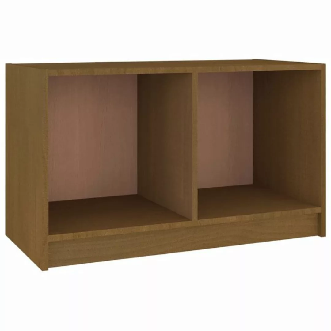 vidaXL TV-Schrank TV-Schrank Honigbraun 70x33x42 cm Massivholz Kiefer Lowbo günstig online kaufen