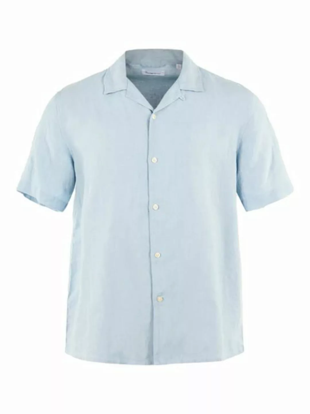 KnowledgeCotton Apparel Kurzarmhemd WAVE SS linen box fit shirt günstig online kaufen