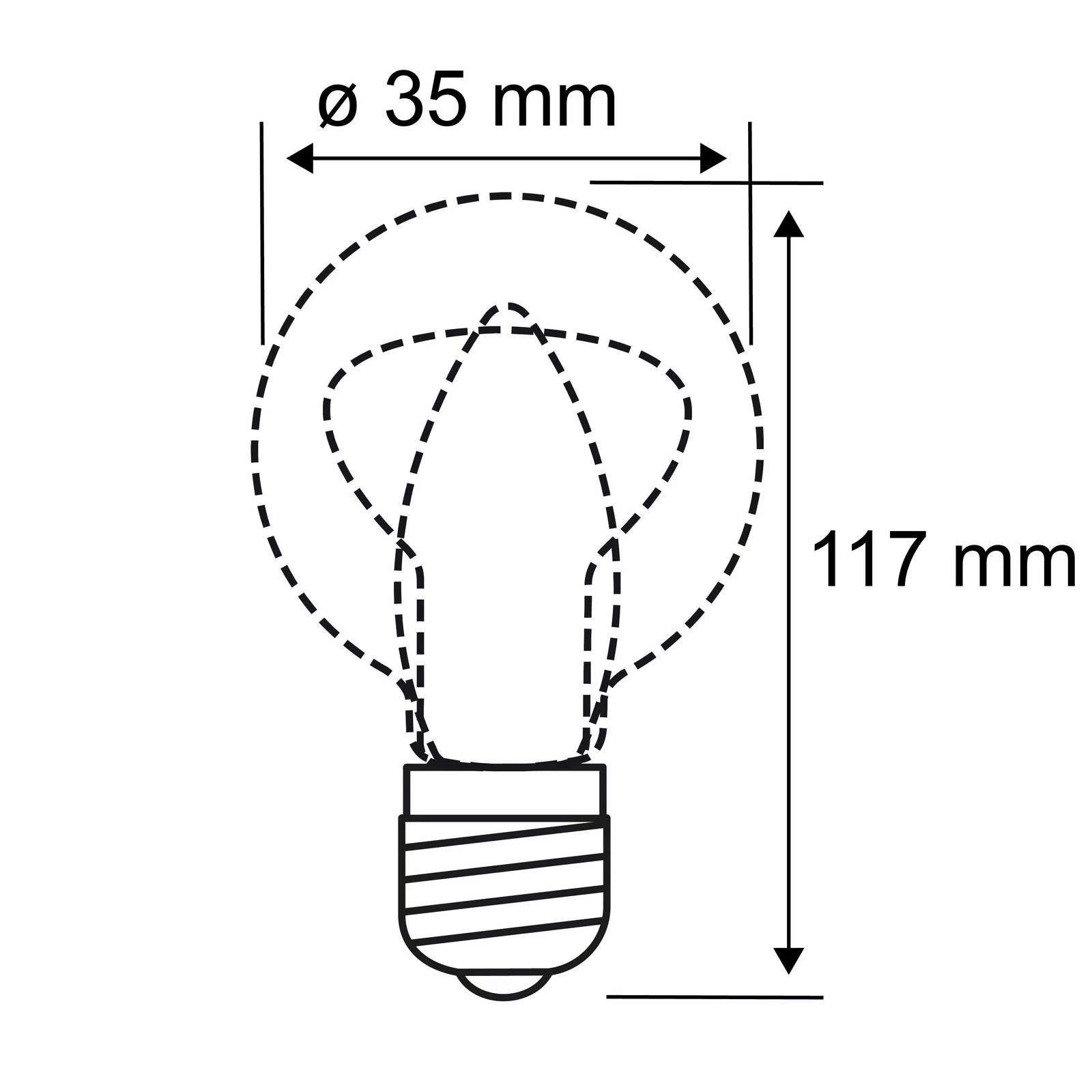 Paulmann "Filament 230V LED Kerze E14 470lm 5W Dim to warm dimmbar Klar" günstig online kaufen