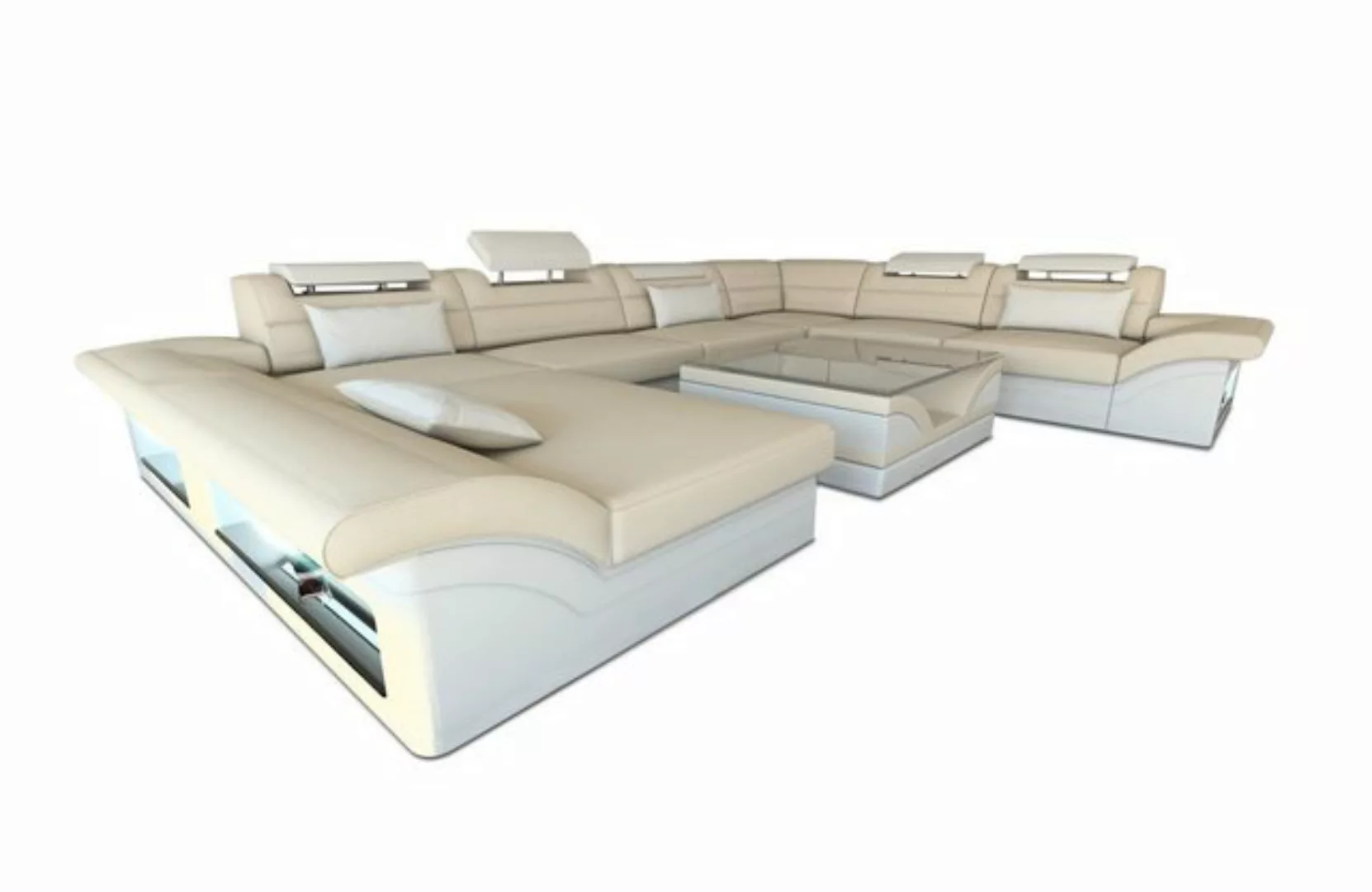 Sofa Dreams Wohnlandschaft Polster Stoffsofa Couch Enzo XXL U Form Stoff So günstig online kaufen