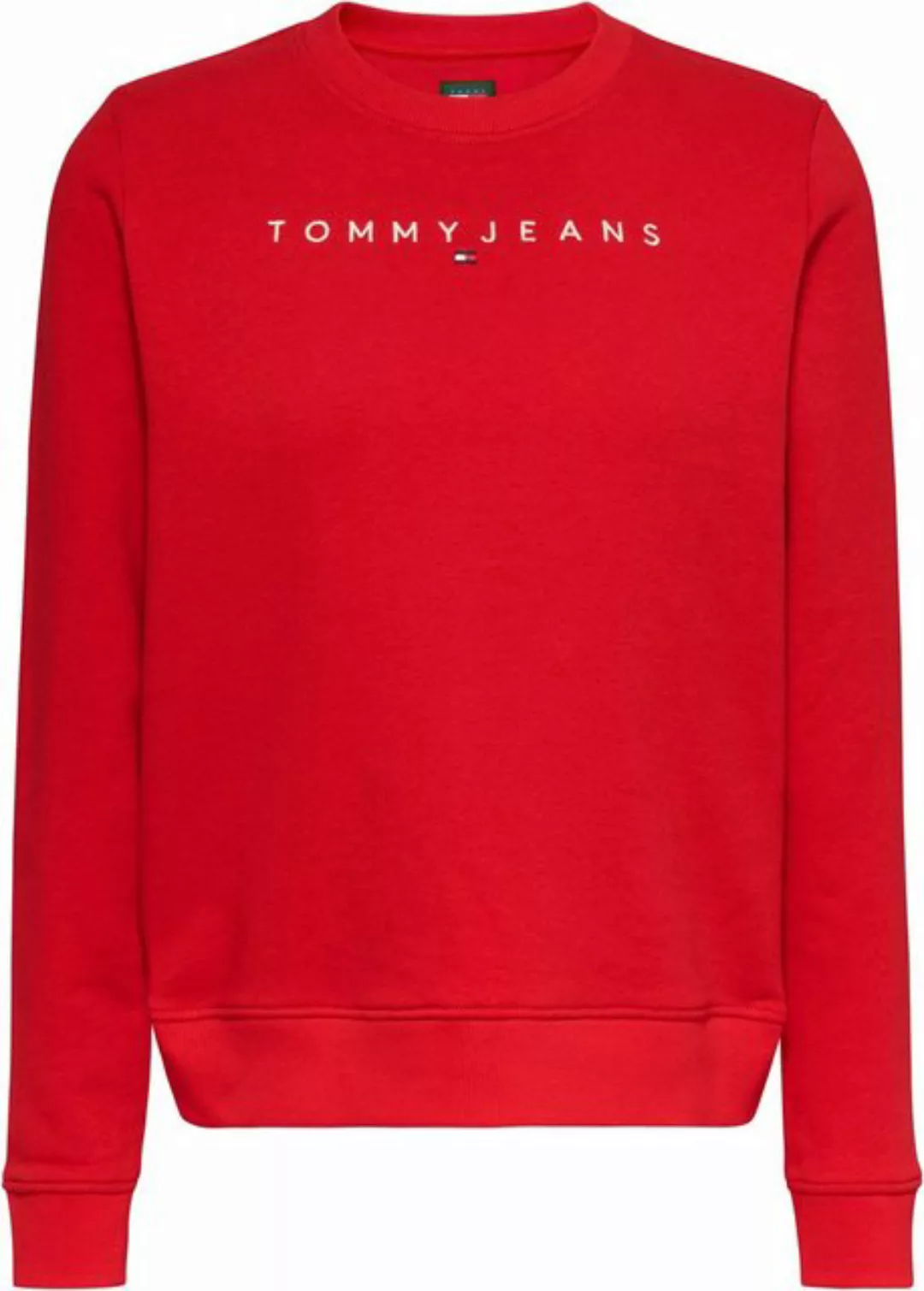 Tommy Jeans Sweatshirt TJW REG LINEAR CREW EXT mit Logostickerei günstig online kaufen