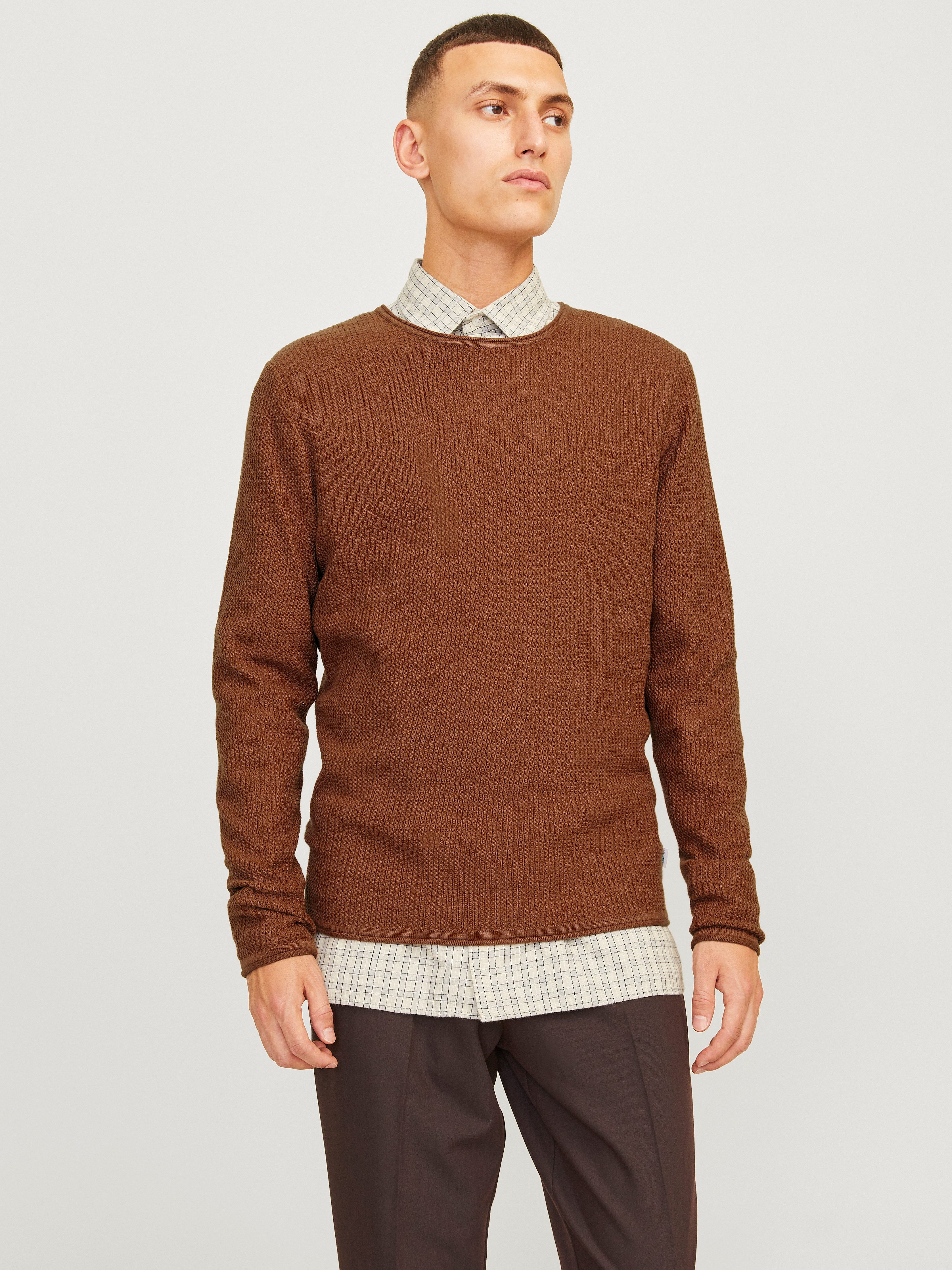 Jack & Jones Rundhalspullover JJECOOPER KNIT günstig online kaufen