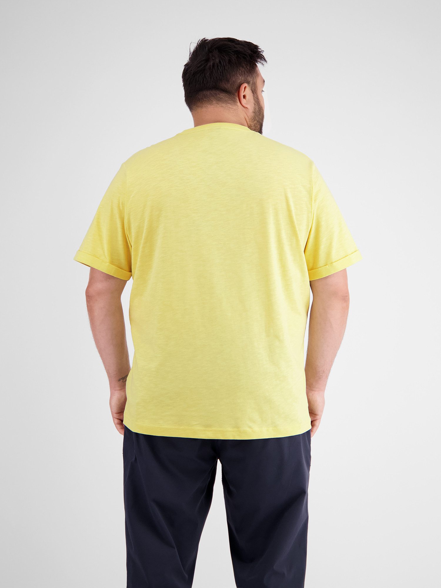 LERROS T-Shirt "LERROS T-Shirt mit Brustprint in Übergrößen" günstig online kaufen