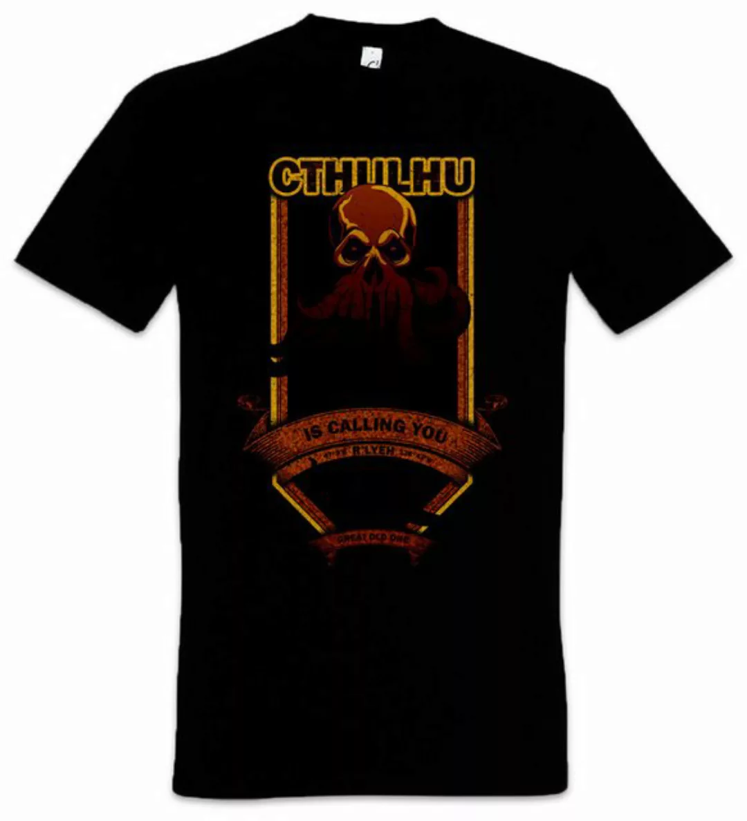 Urban Backwoods Print-Shirt Cthulhu Is Calling You Herren T-Shirt Horror Ar günstig online kaufen