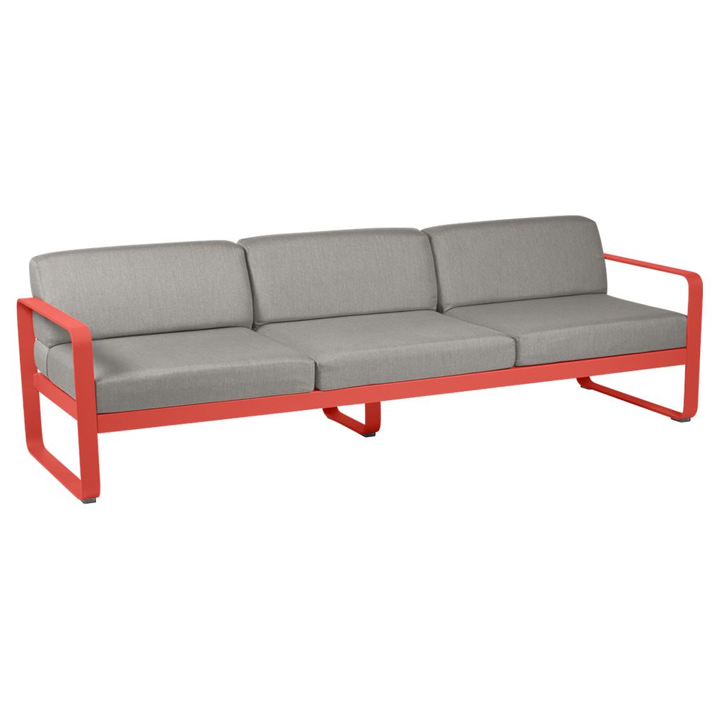 Bellevie 3-Sitzer Lounge-Sofa 45 Capucine B8 Taupegrau günstig online kaufen