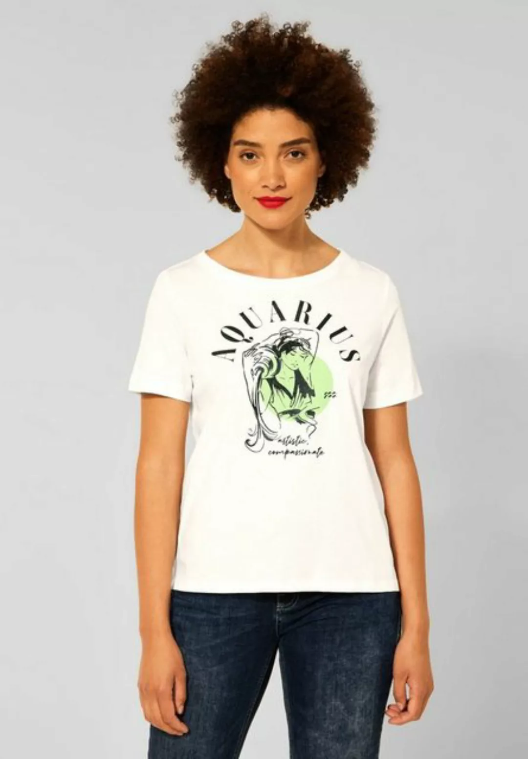 STREET ONE T-Shirt, mit Frontprint günstig online kaufen
