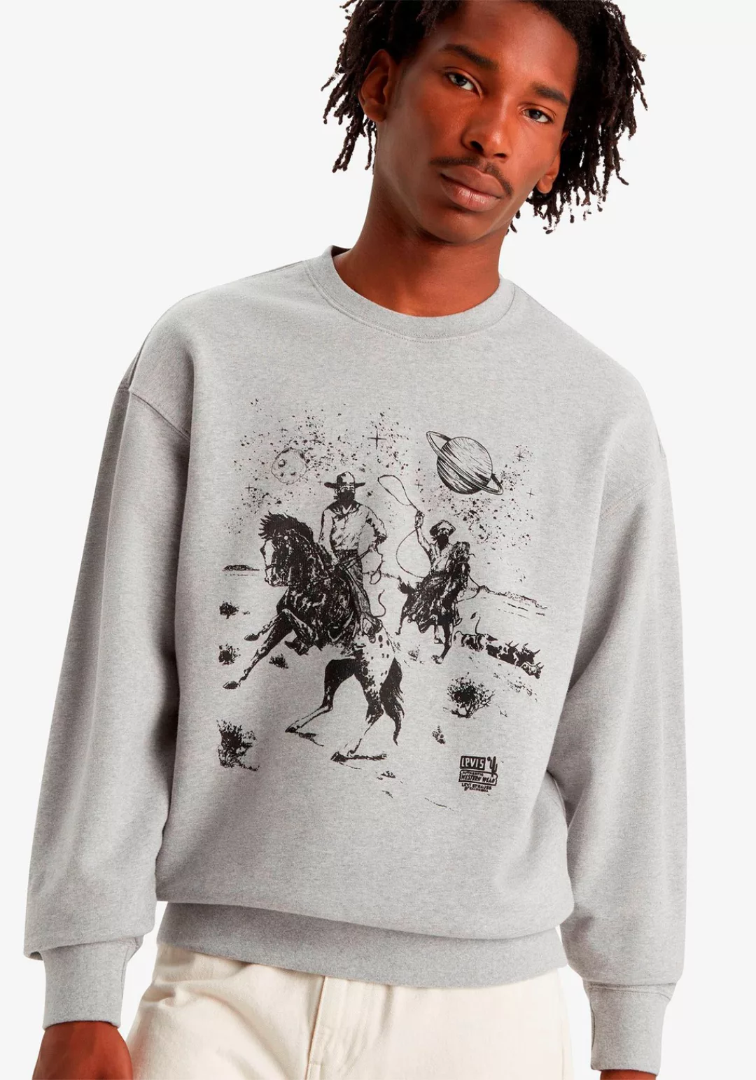 Levi's® Sweatshirt RELAXD GRAPHIC CREW GREYS günstig online kaufen