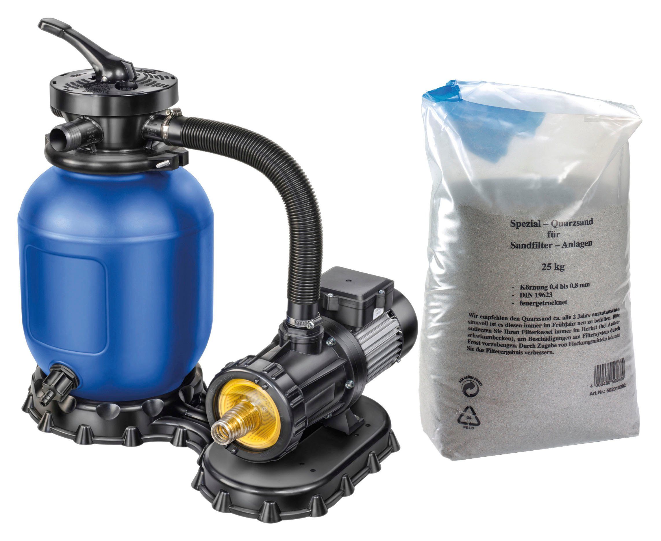 my POOL BWT Sandfilteranlage "mp 28-4", 4 m³/h, inkl. 25 kg Quarzsand günstig online kaufen