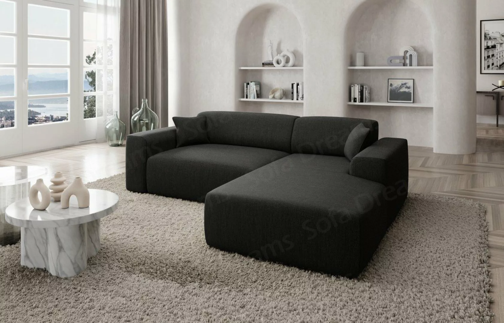 Sofa Dreams Ecksofa Designer Stoffsofa Mallorca L Form kurz Modern Stoff So günstig online kaufen