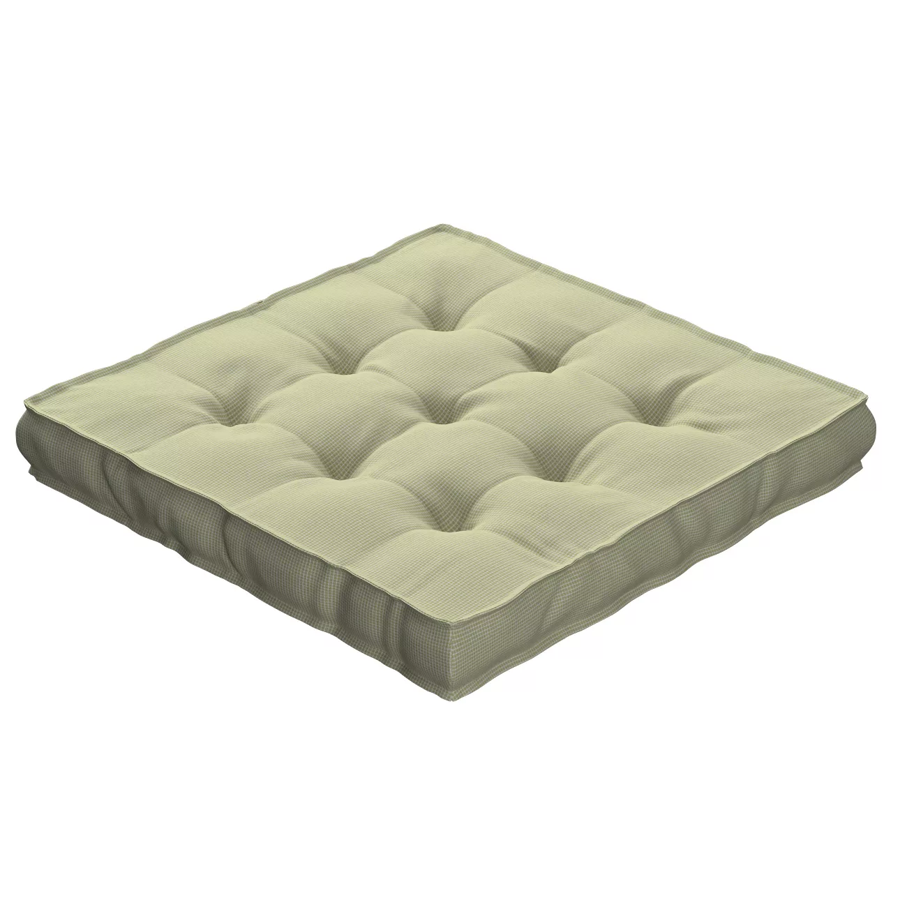 Sitzkissen Jacob mit Handgriff, grün-beige, 40 x 40 x 6 cm, Outdoor Oasis ( günstig online kaufen