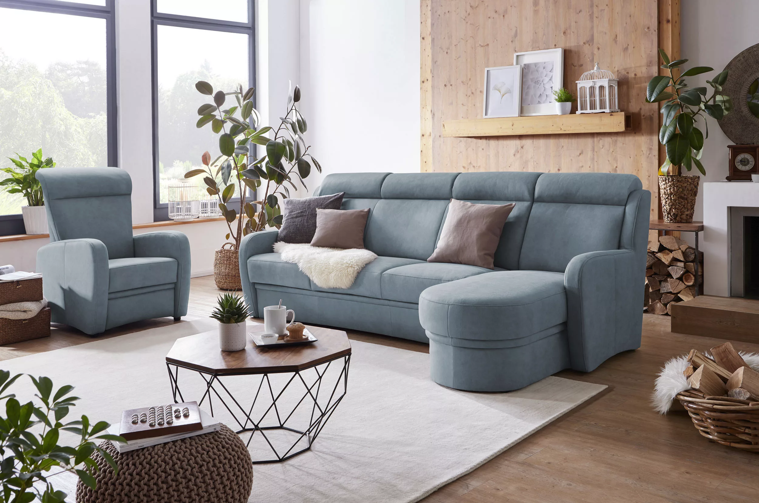 VILLA BECK Ecksofa "Varese L-Form", (2 St.) günstig online kaufen