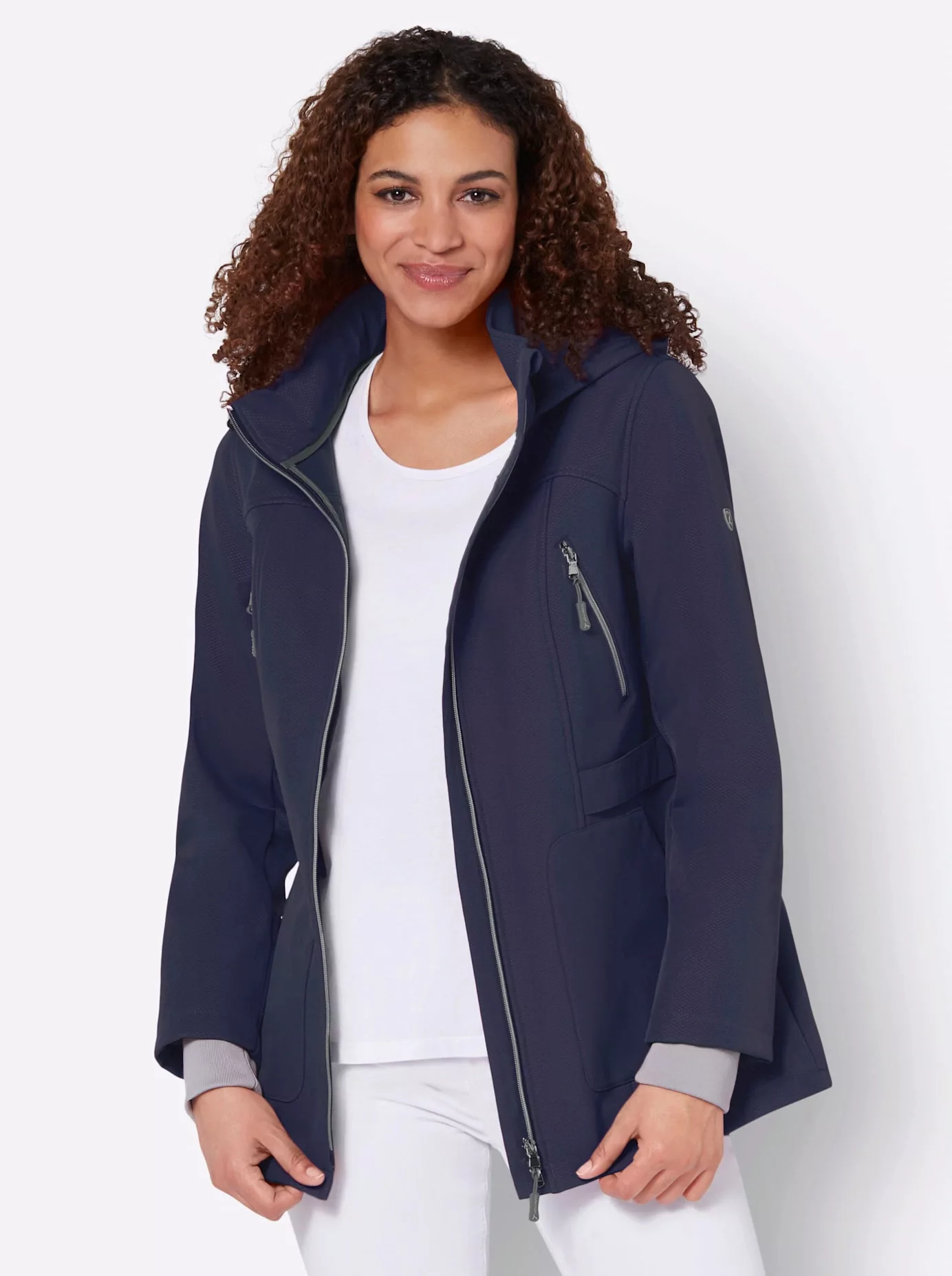 Casual Looks Softshelljacke, mit Kapuze günstig online kaufen