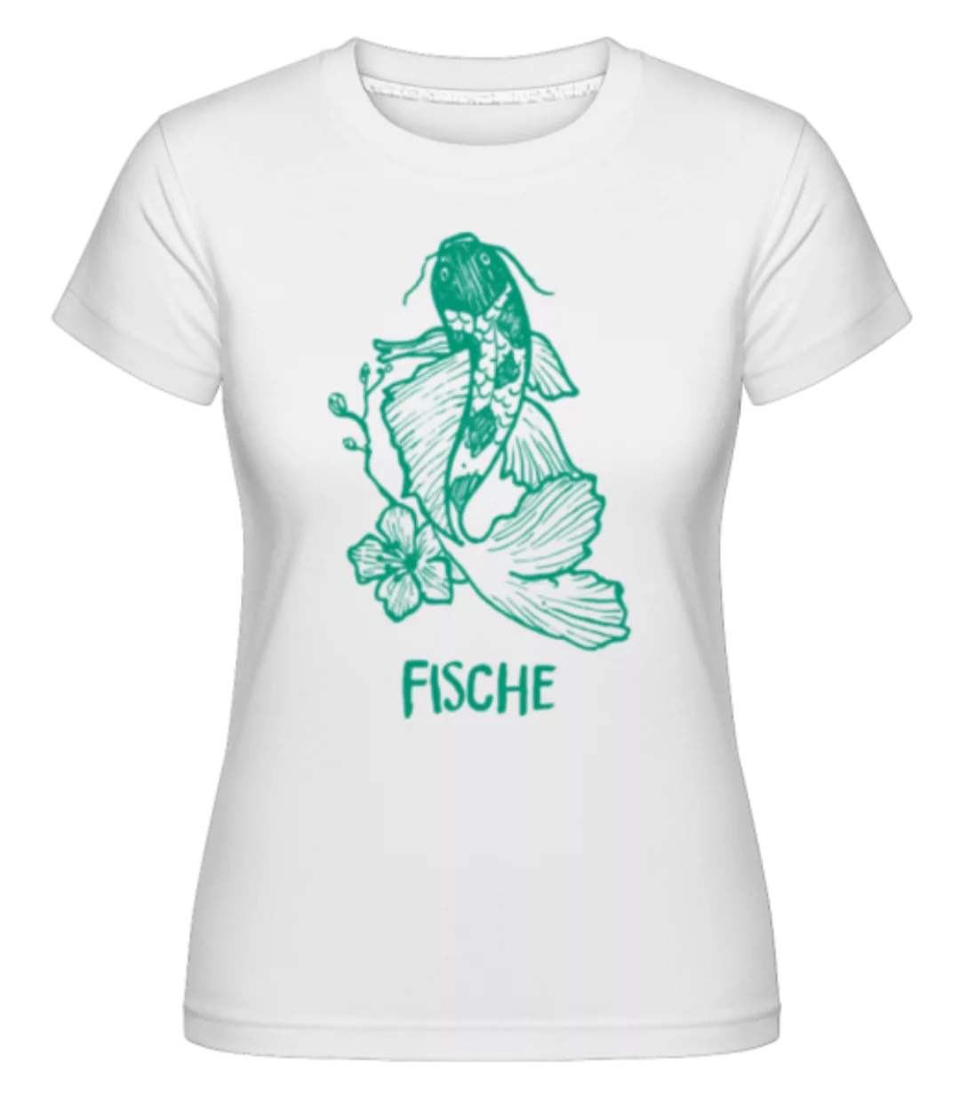 Kritzel Stil Sternzeichen Fische · Shirtinator Frauen T-Shirt günstig online kaufen