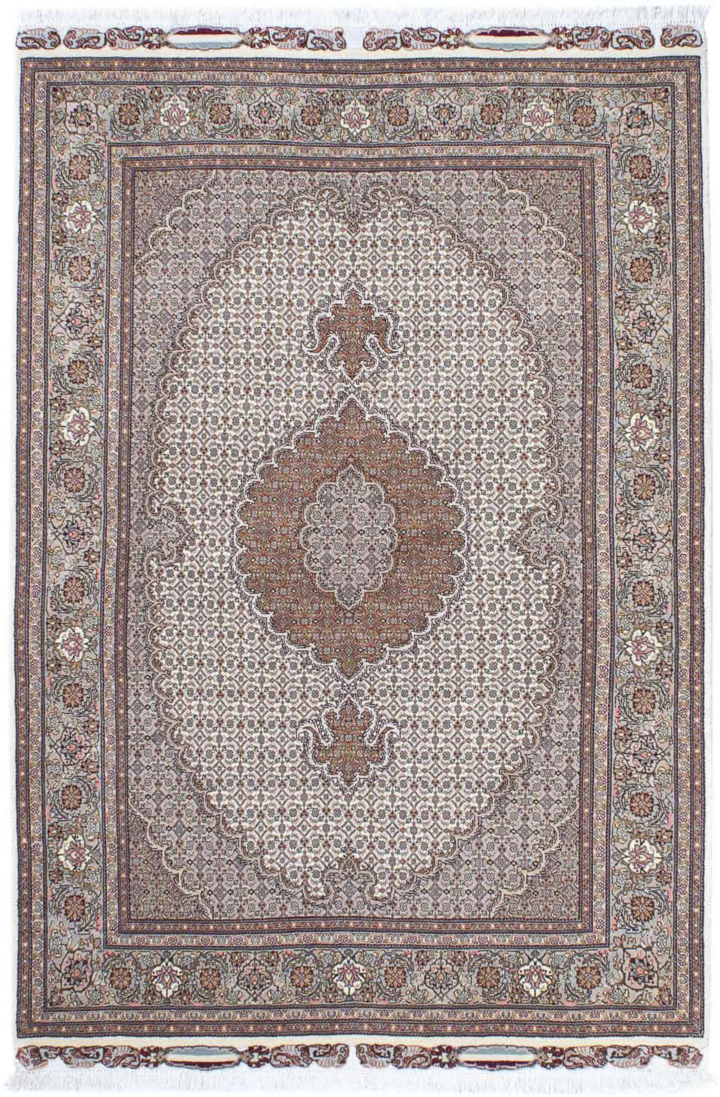 morgenland Orientteppich »Perser - Täbriz - 184 x 123 cm - beige«, rechteck günstig online kaufen