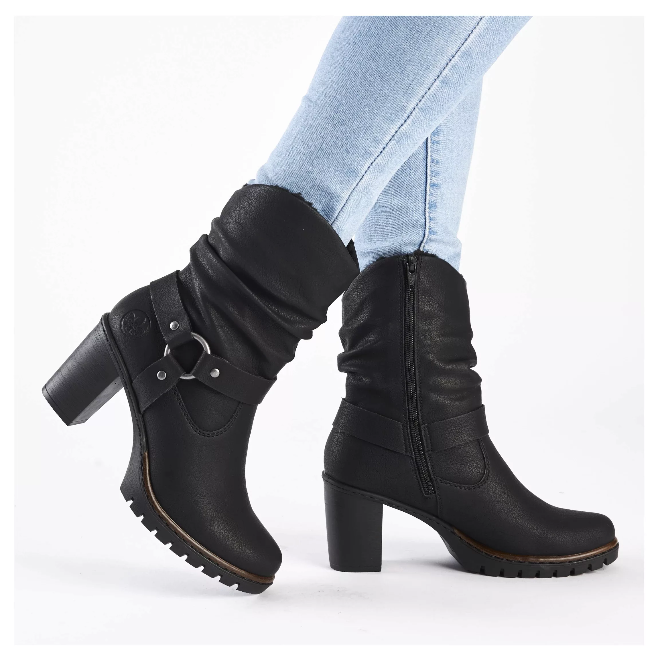 Rieker Stiefelette Damen schwarz günstig online kaufen