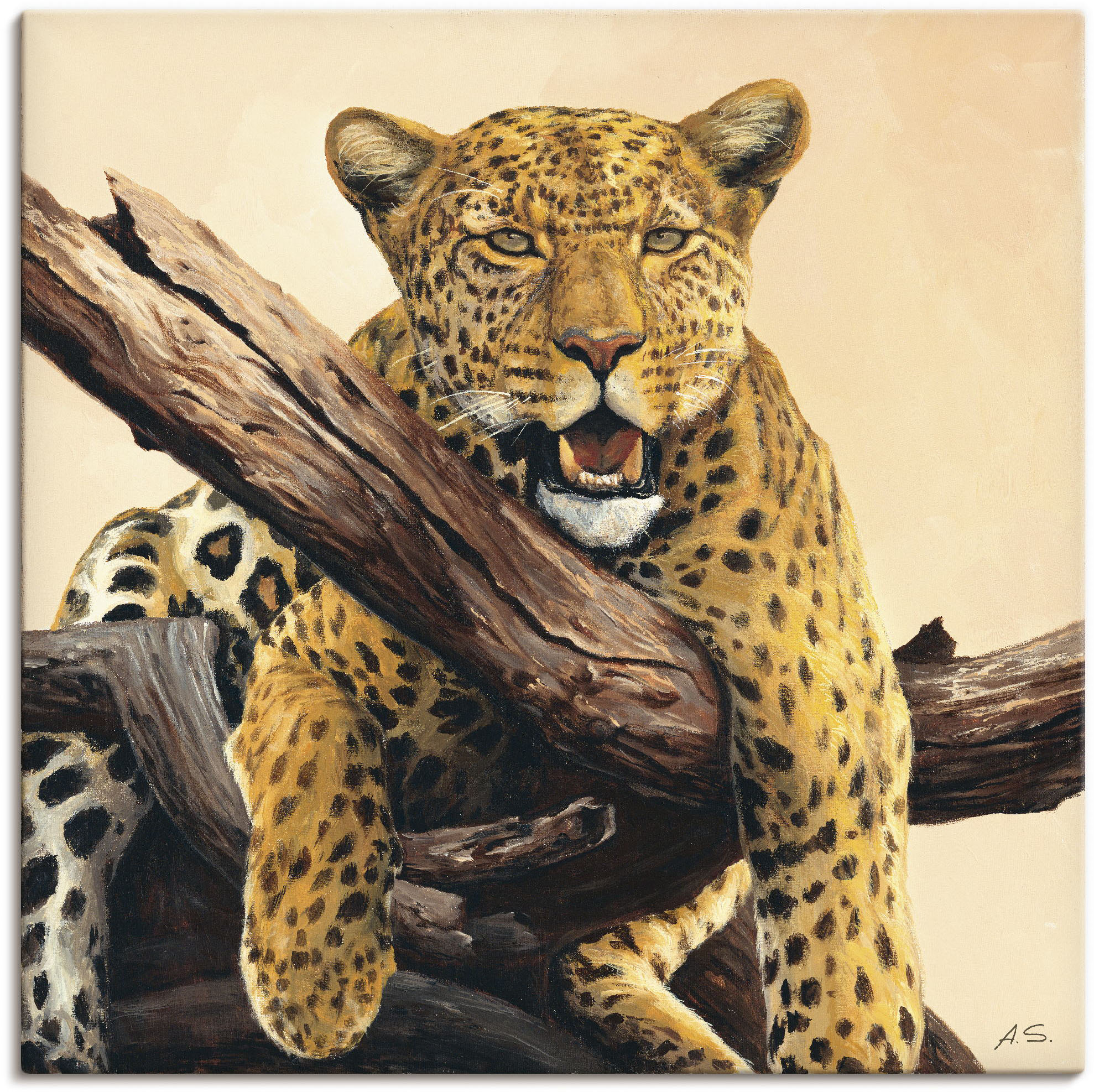 Artland Wandbild "Zeit zum Mittagessen", Wildtiere, (1 St.), als Alubild, O günstig online kaufen