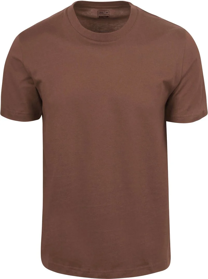 King Essentials The Steve T-Shirt Braun - Größe S günstig online kaufen
