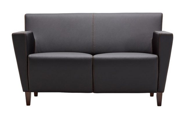 JVmoebel 2-Sitzer Sofa 2 Sitzer Büromöbel Polster Design Luxus Couch Leder, günstig online kaufen