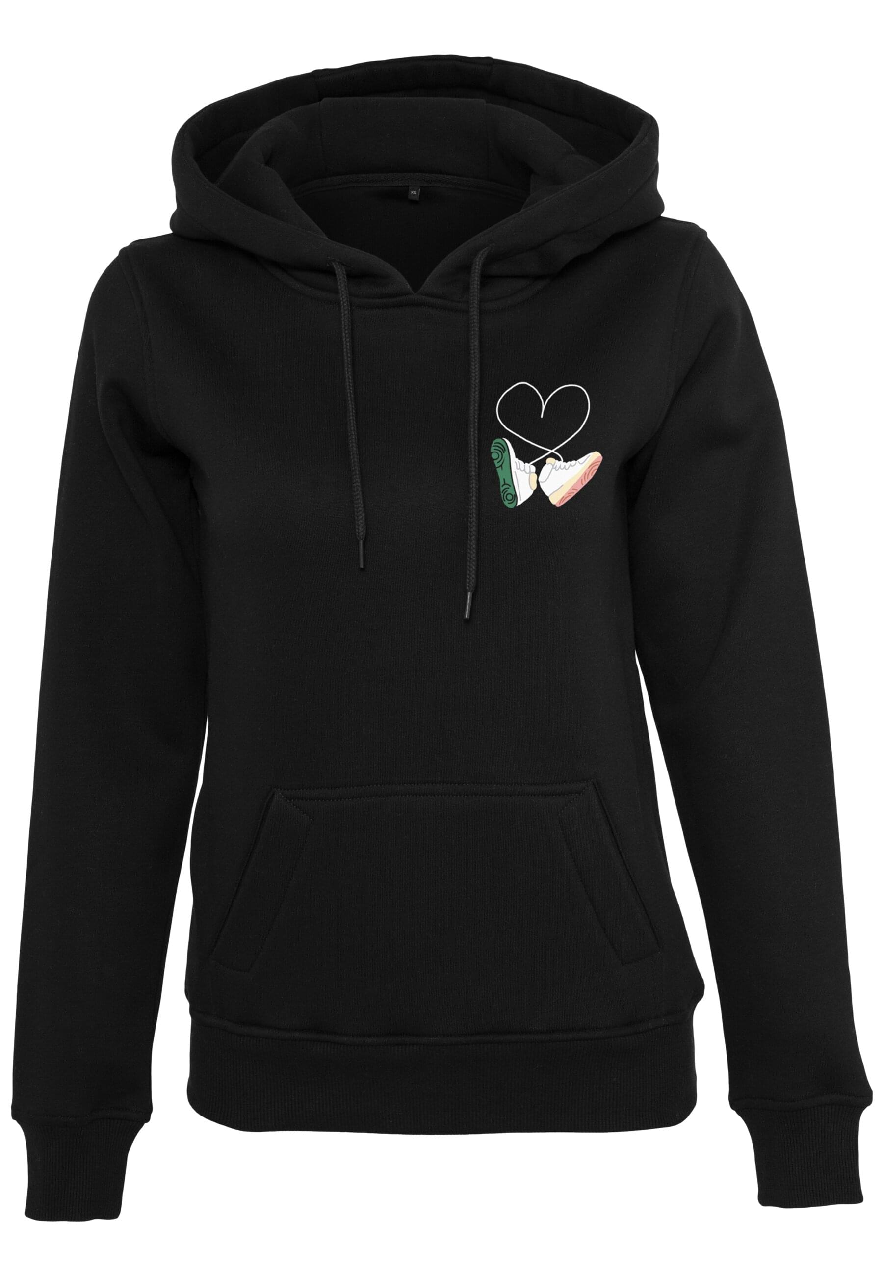 MisterTee Kapuzenpullover "MisterTee Ladies Kicks Love EMB Hoody" günstig online kaufen