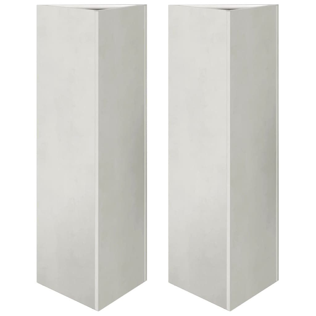 vidaXL Blumentopf Pflanzkübel 2 Stk. Dreieckig günstig online kaufen