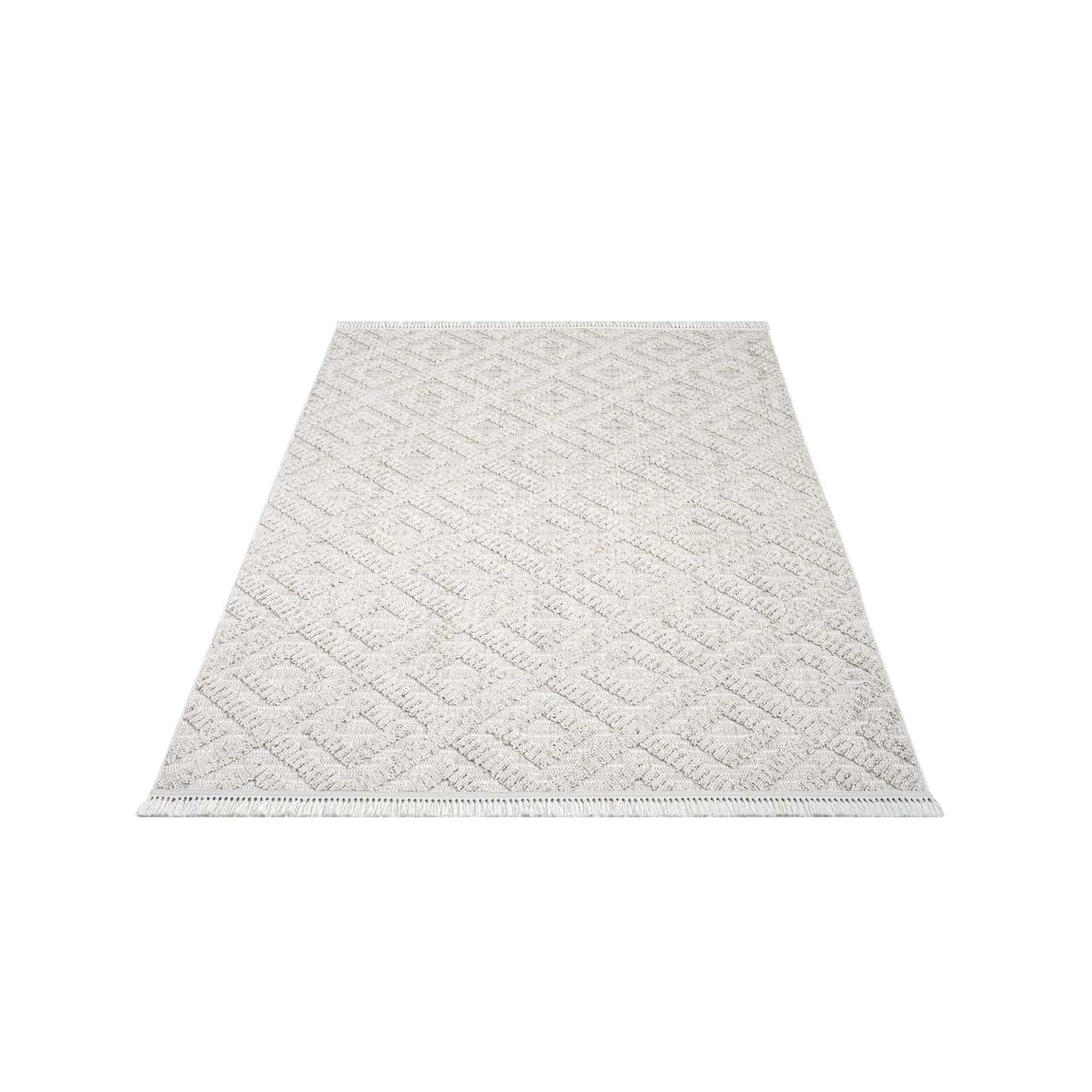 payé Teppich Klassiko 27 Fransen 200x290 cm Beige günstig online kaufen