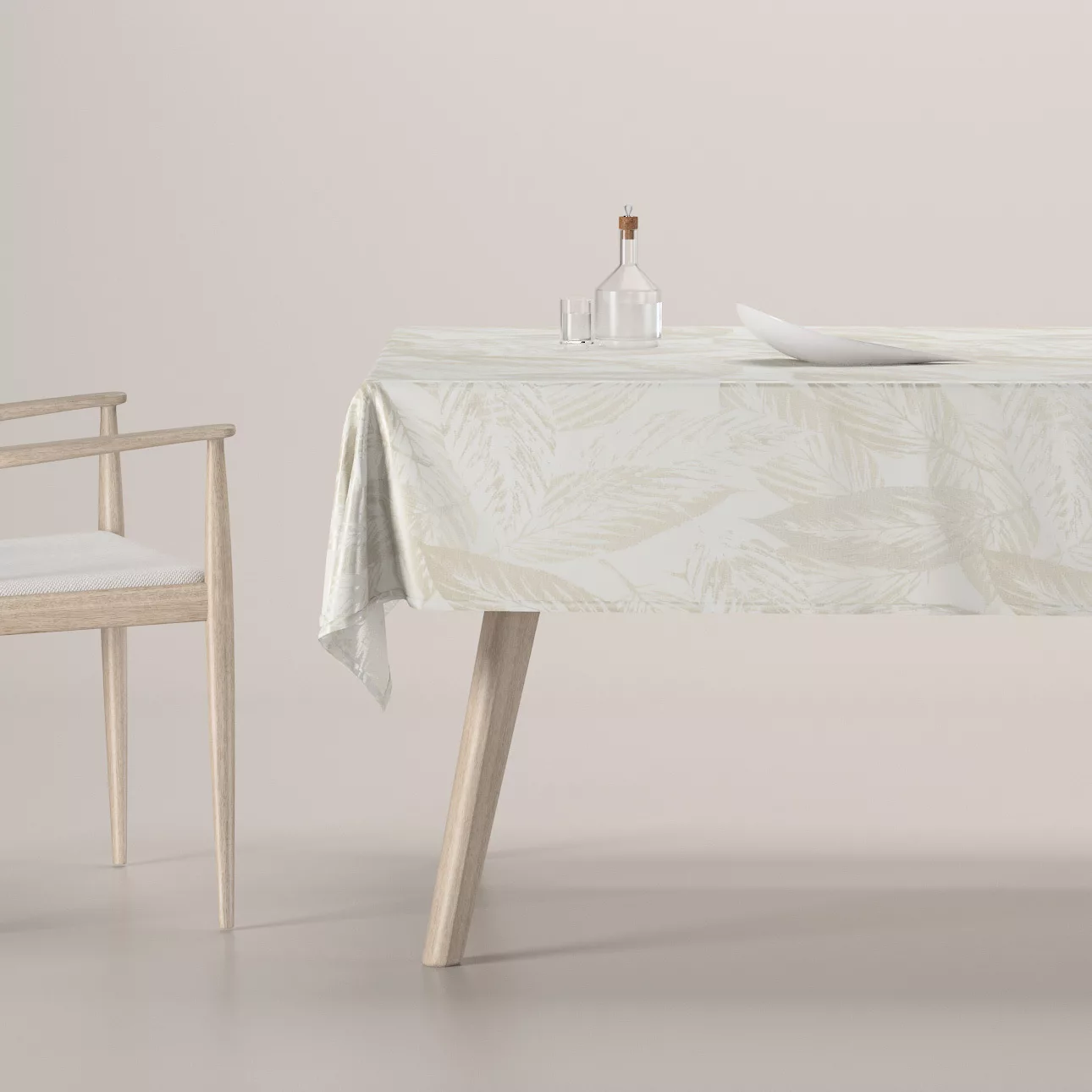 Rechteckige Tischdecke, grau-beige, Secret Garden (144-85) günstig online kaufen