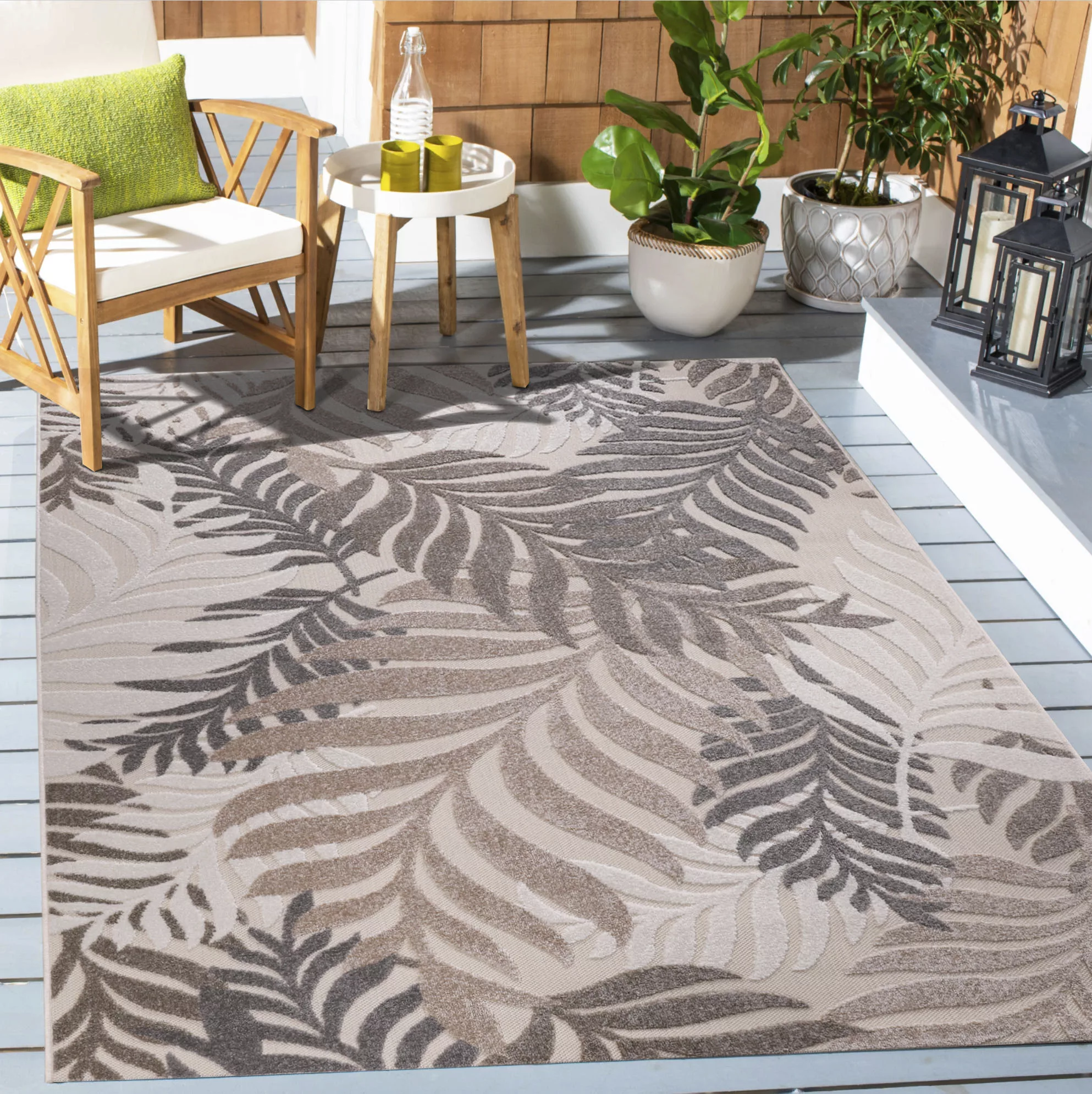 Sanat Teppich »Floral Outdoor«, rechteckig, 6 mm Höhe, In- und Outdoor geei günstig online kaufen